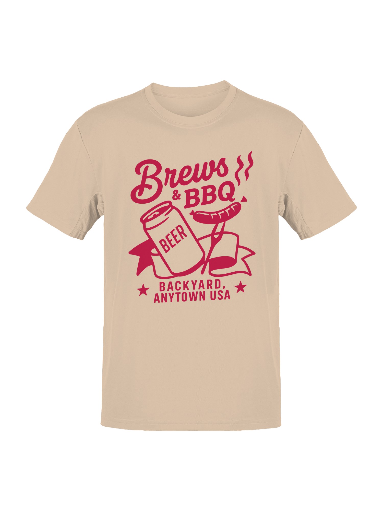 Backyard Brews & BBQ Fun Men’s T-shirt