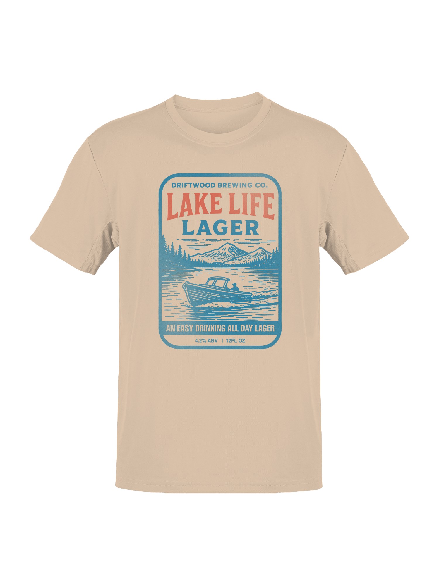 Lake Life Lager - Easy Drinking Beer Herren T-Shirt - Bild 7 von 9