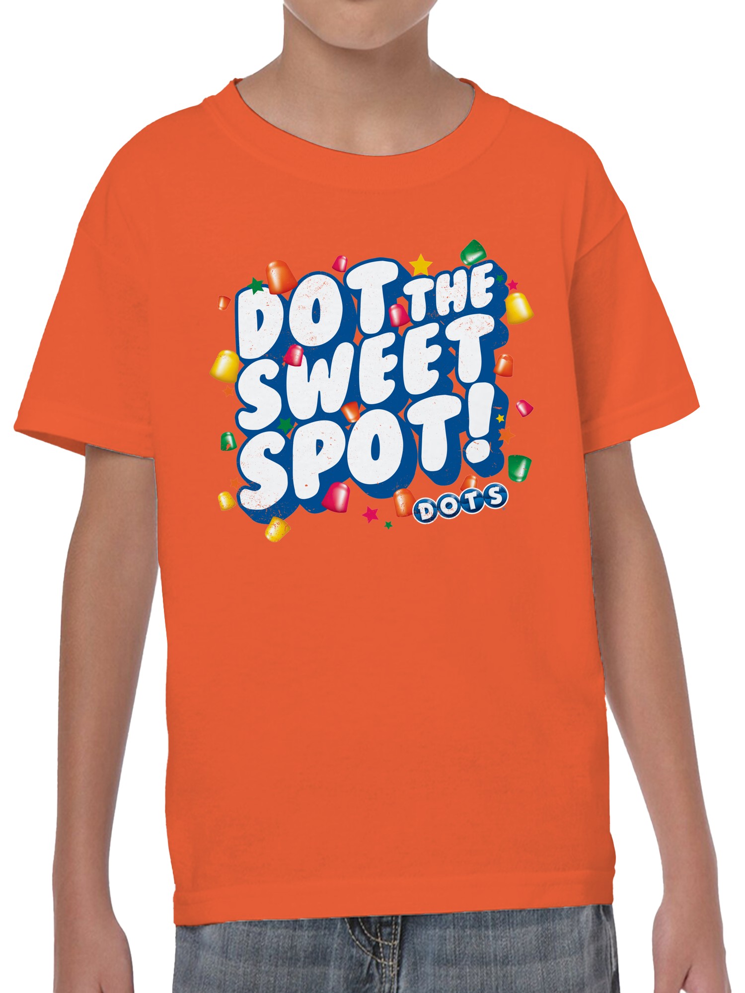 Officially Licensed Dots Sweet Spot Candy Logo Youth's T-shirt - Picture 5 of 15