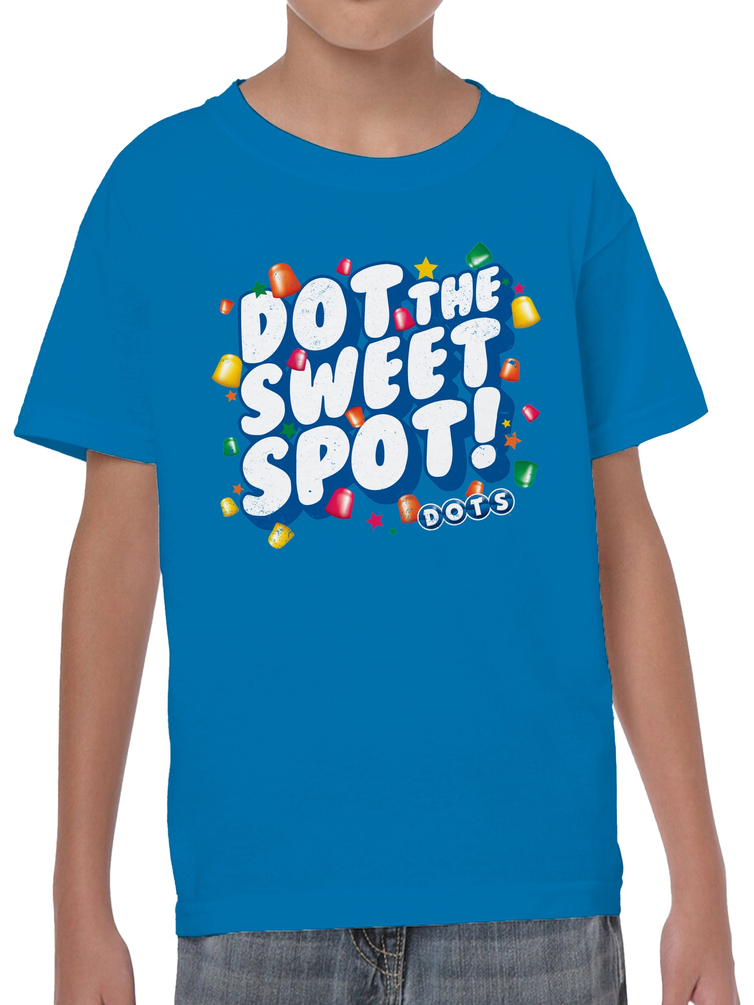 Officially Licensed Dots Sweet Spot Candy Logo Youth's T-shirt - Picture 11 of 15