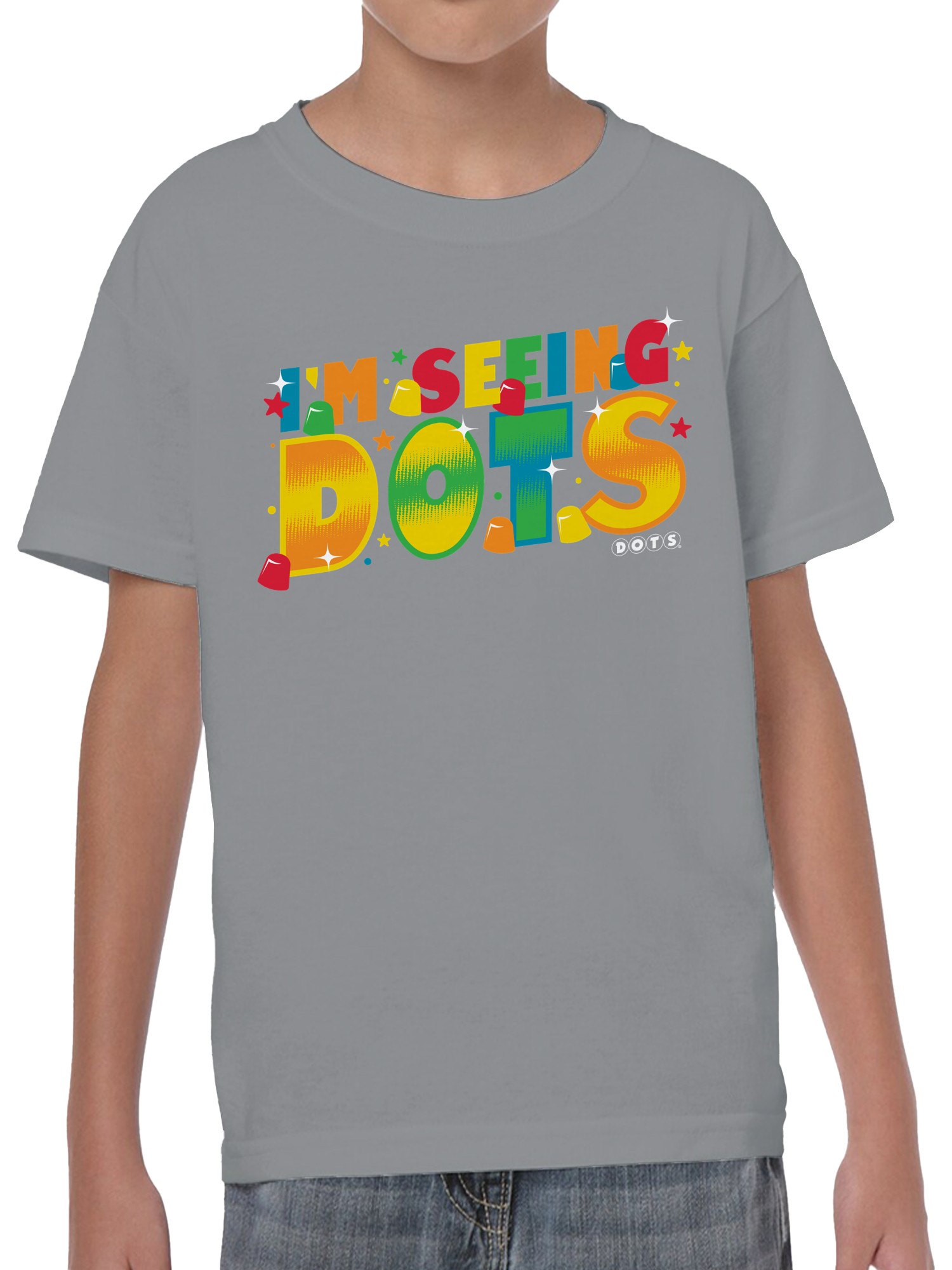 Officially Licensed Dots Vibrant "I'm Seeing Dots" Youth's T-shirt - Picture 8 of 9