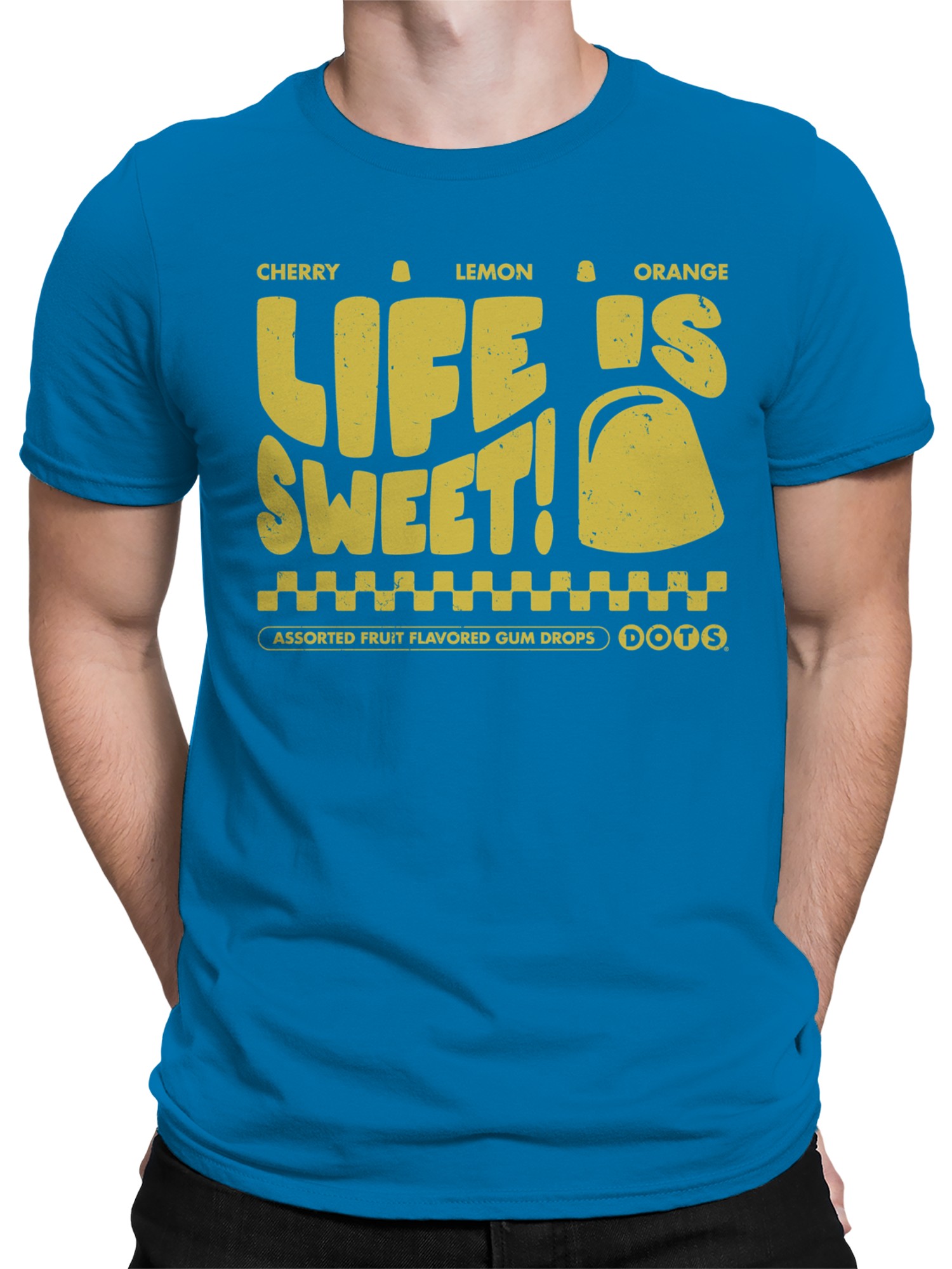 Officially Licensed Dots Life is Sweet! Fruit Candy Men's T-shirt - Picture 5 of 6