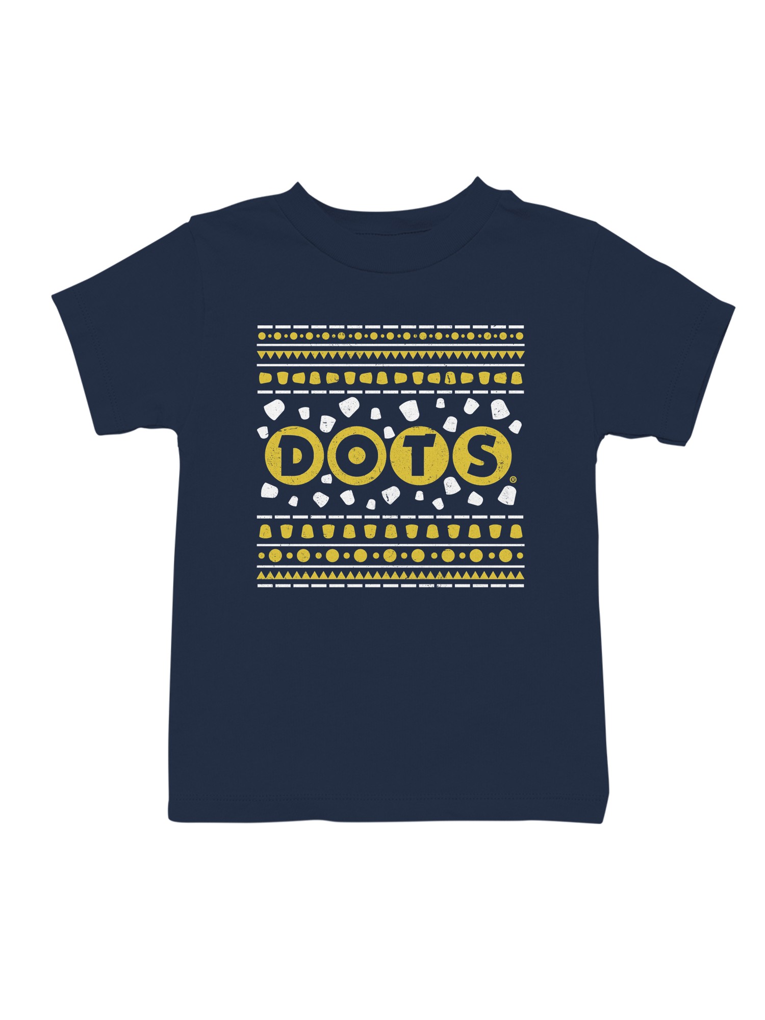 Officially Licensed Dots Retro Pattern Art Print Youth's T-shirt - Picture 4 of 6