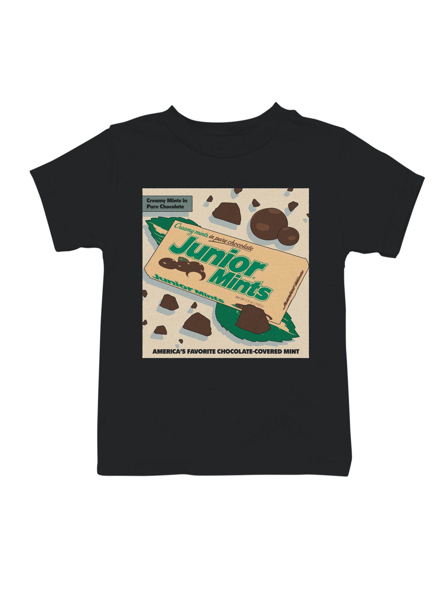 Officially Licensed Junior Mints Chocolate Delight Youth's T-shirt - Picture 4 of 6