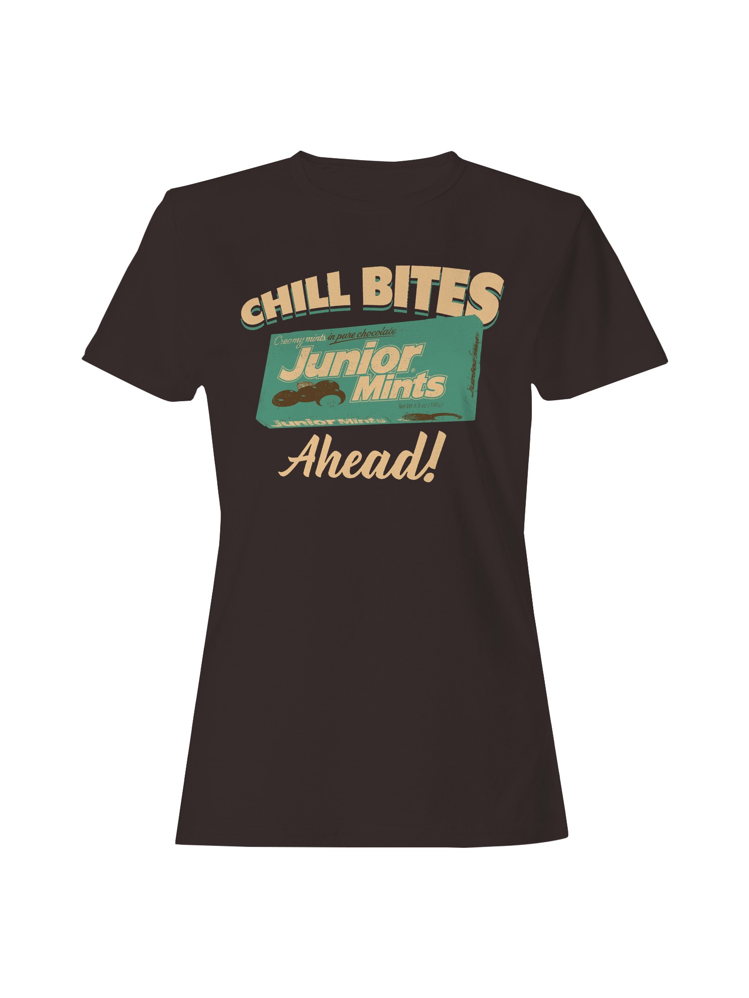 Officially Licensed Junior Mints Chill Bites Ahead Women's T-shirt - Picture 4 of 6