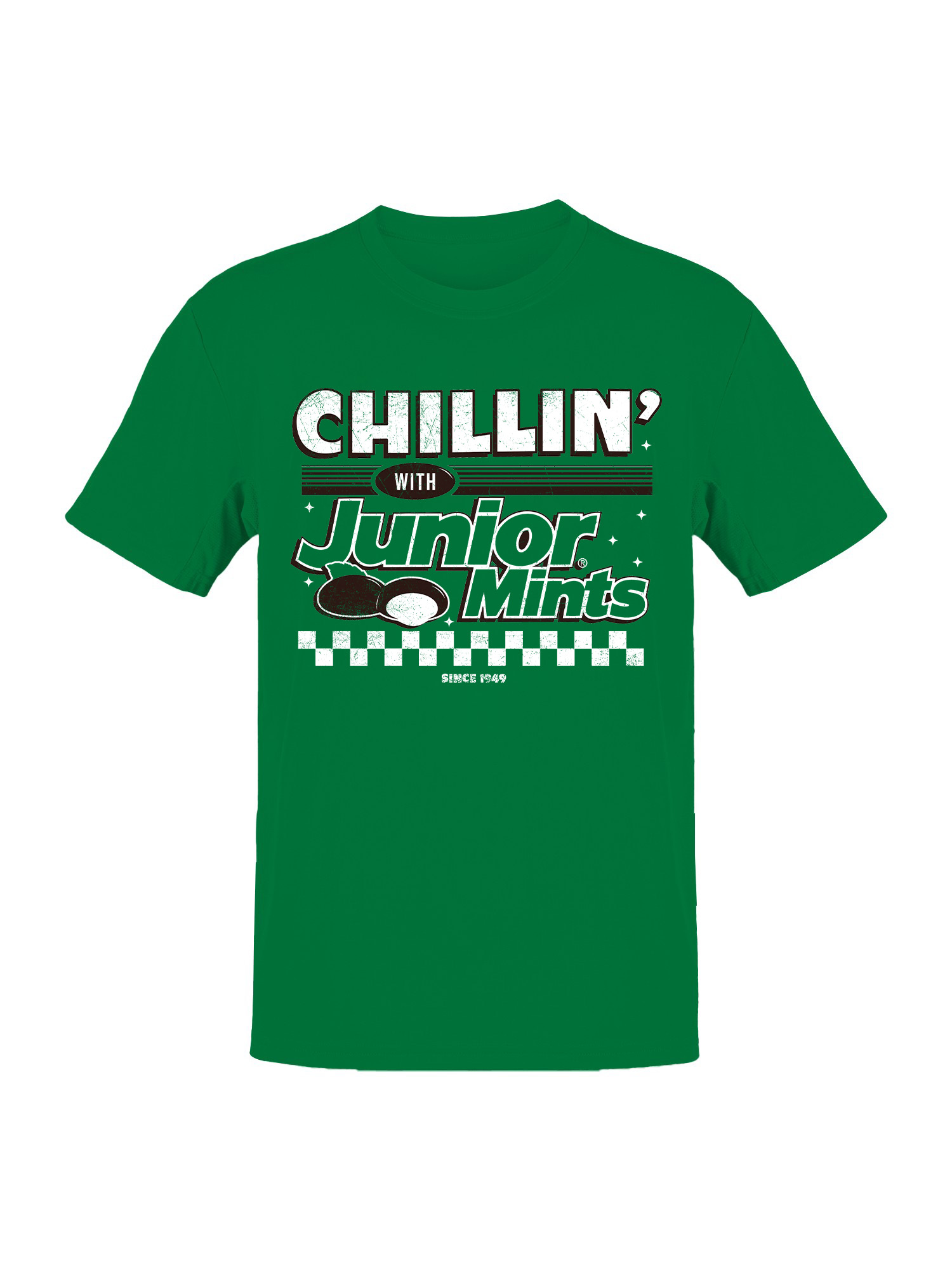 Officially Licensed Junior Mints Retro Chillin' Mints Men's T-shirt - Picture 4 of 6