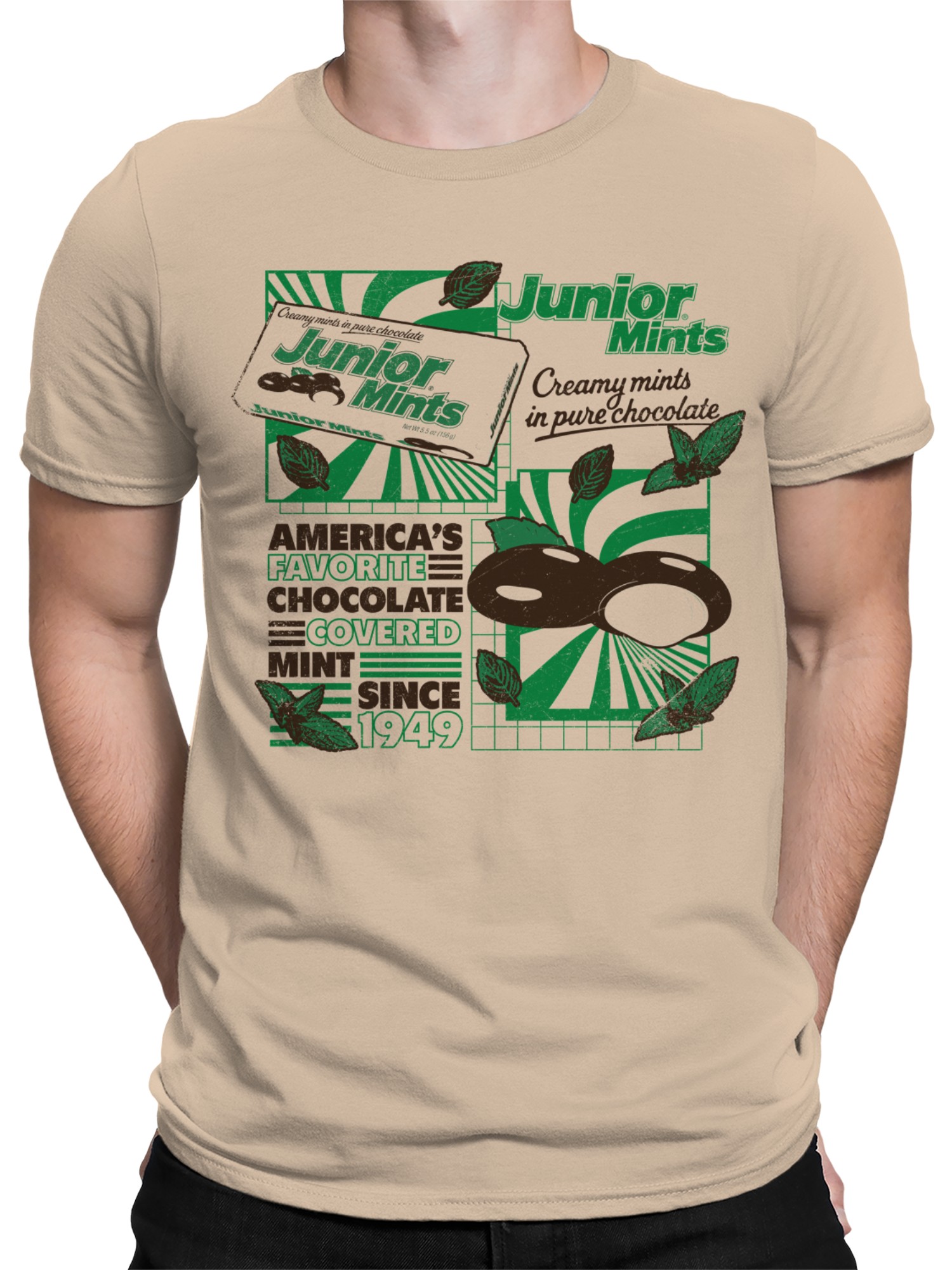 Officially Licensed Junior Mints America's Favorite Men's T-shirt - Picture 5 of 9