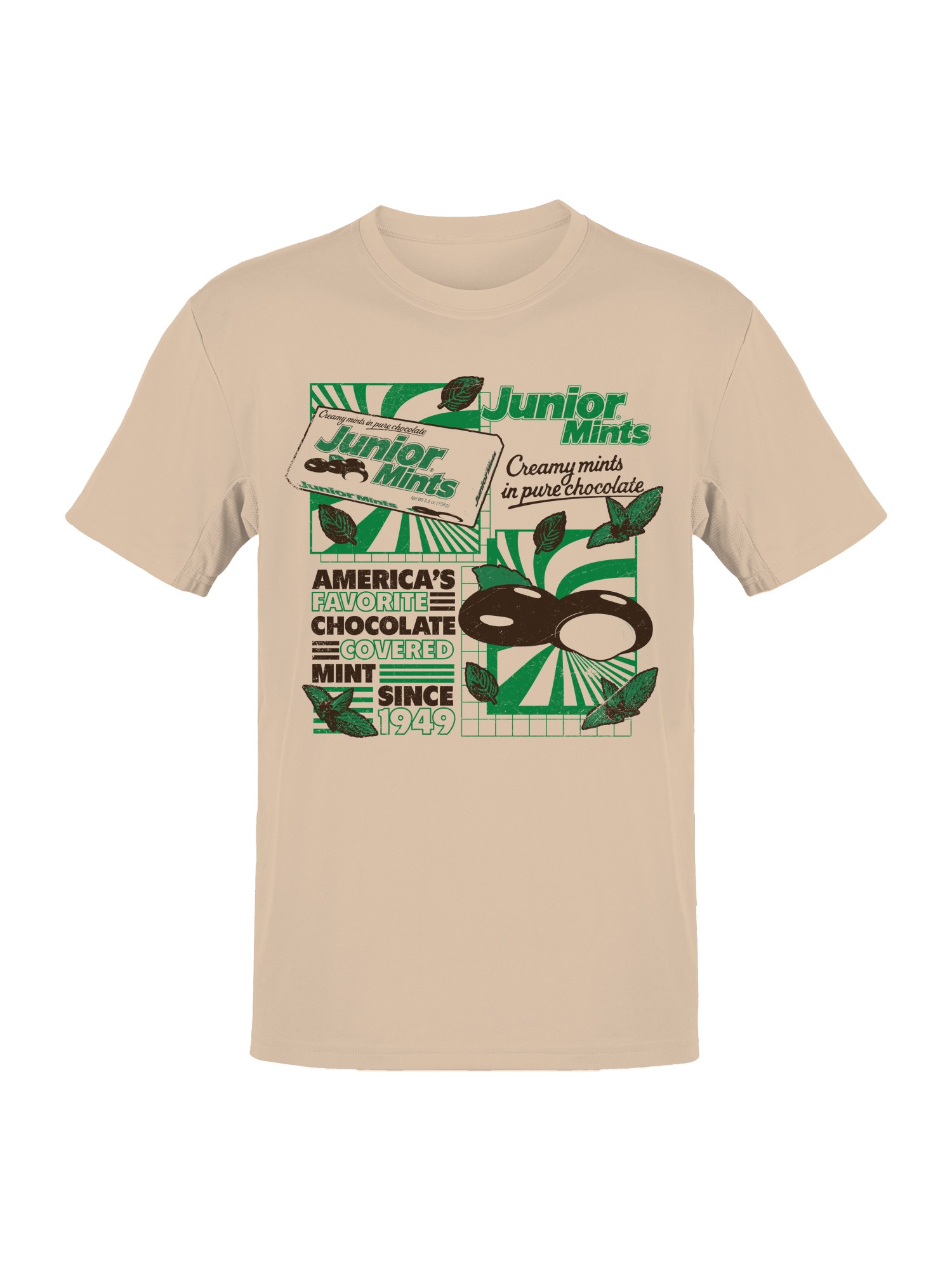 Officially Licensed Junior Mints America's Favorite Men's T-shirt - Picture 4 of 9