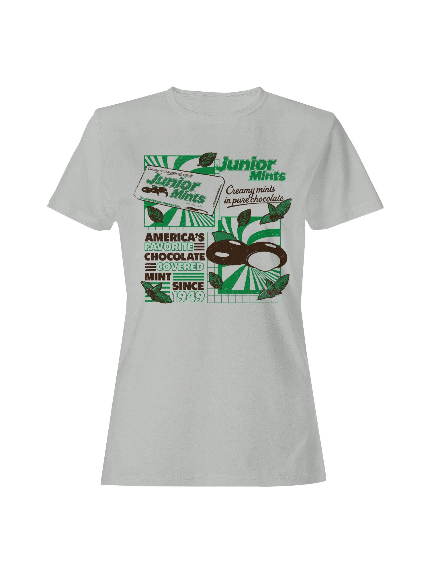 Officially Licensed Junior Mints America's Favorite Women's T-shirt - Picture 4 of 9