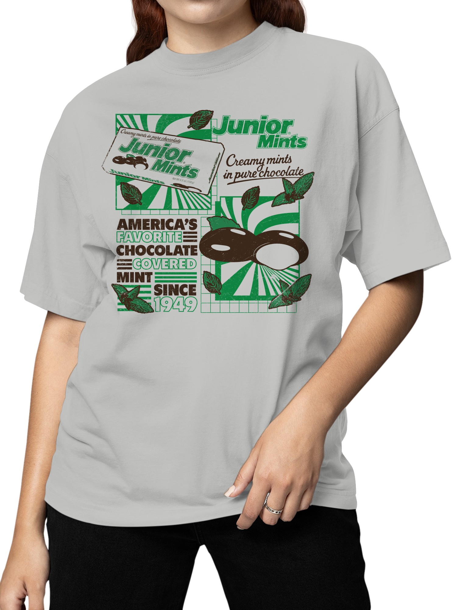 Officially Licensed Junior Mints America's Favorite Women's T-shirt - Picture 5 of 9