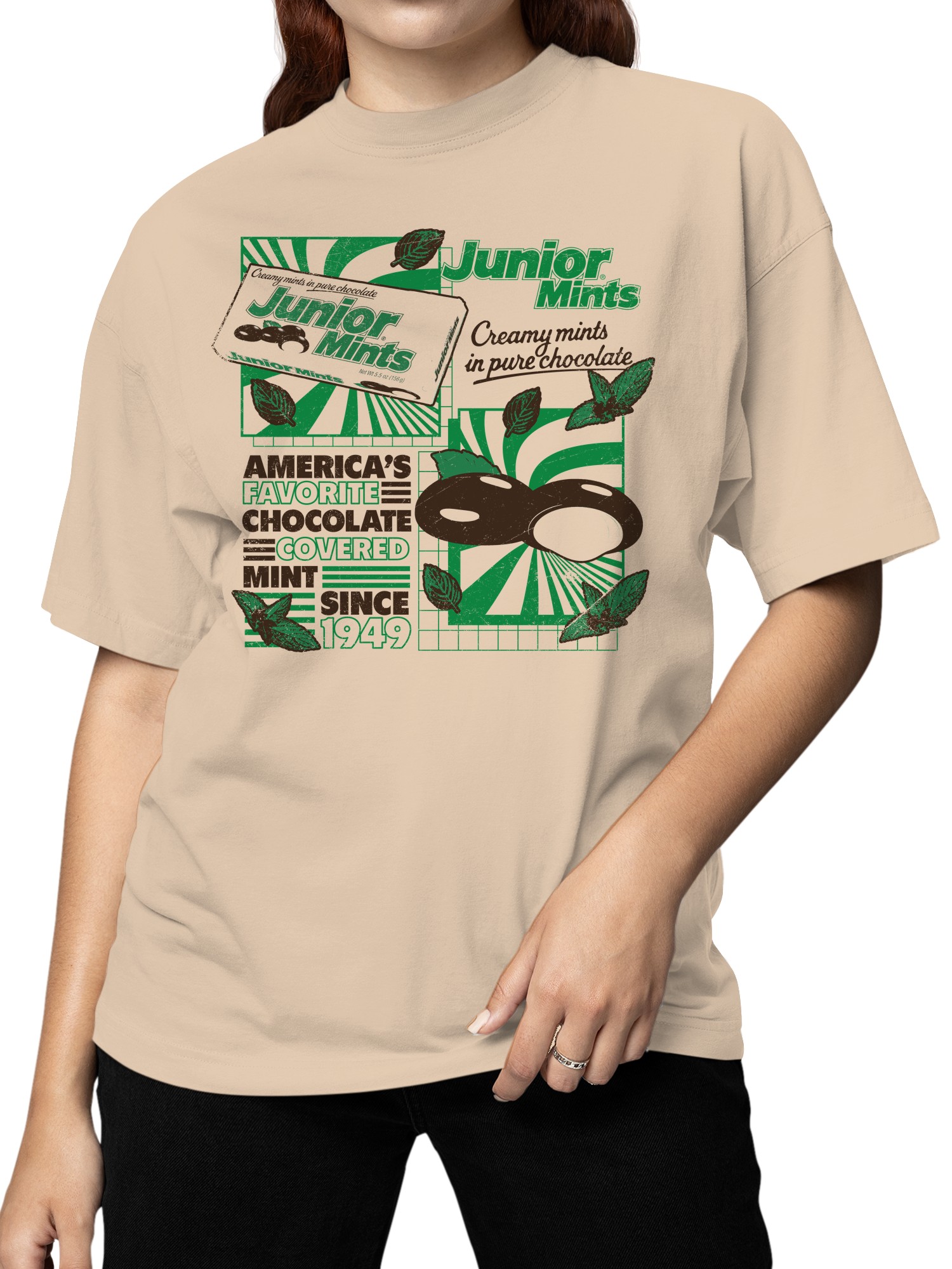 Officially Licensed Junior Mints America's Favorite Women's T-shirt - Picture 8 of 9