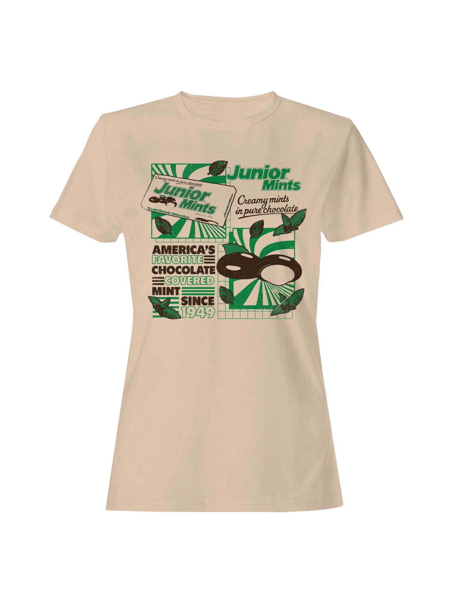 Officially Licensed Junior Mints America's Favorite Women's T-shirt - Picture 7 of 9