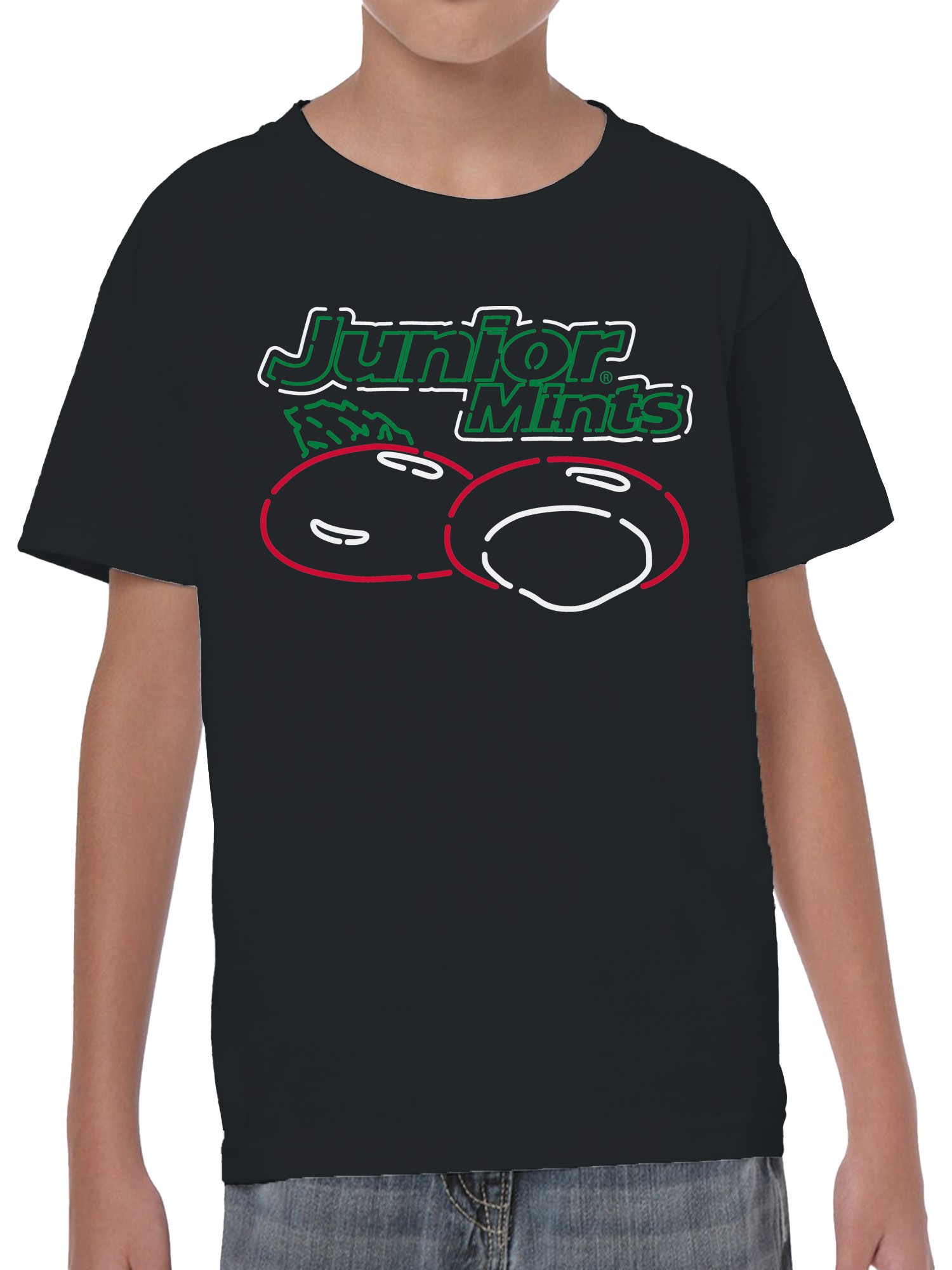 Officially Licensed Junior Mints Peppermint Delight Youth's T-shirt - Picture 5 of 6