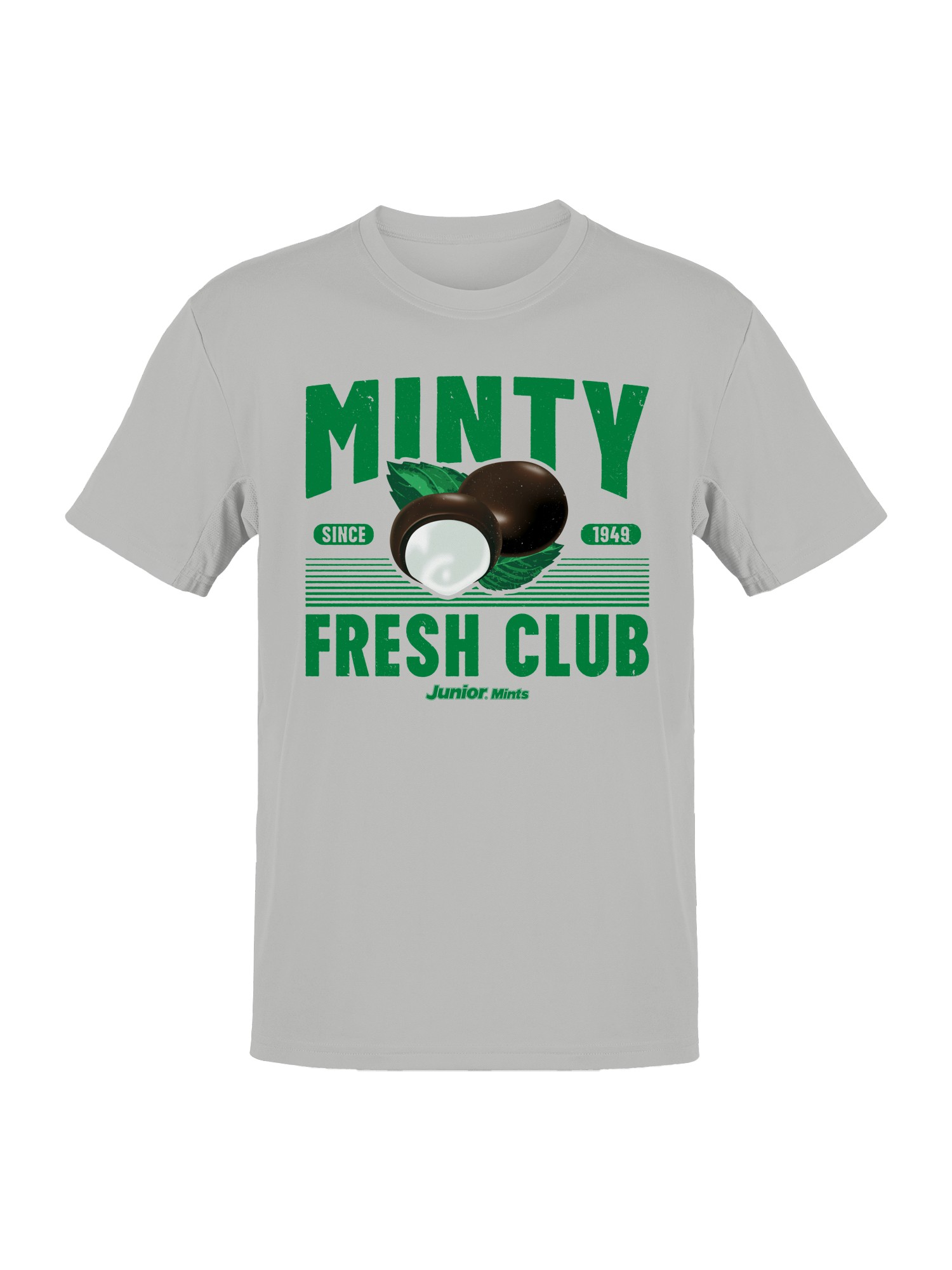 Officially Licensed Junior Mints Minty Fresh Club Men's T-shirt - Picture 7 of 9