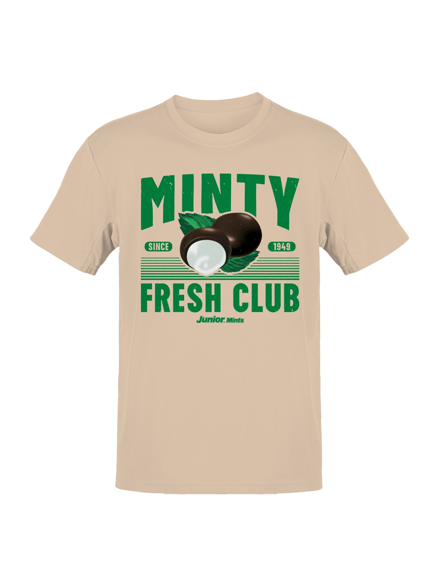 Officially Licensed Junior Mints Minty Fresh Club Men's T-shirt - Picture 4 of 9