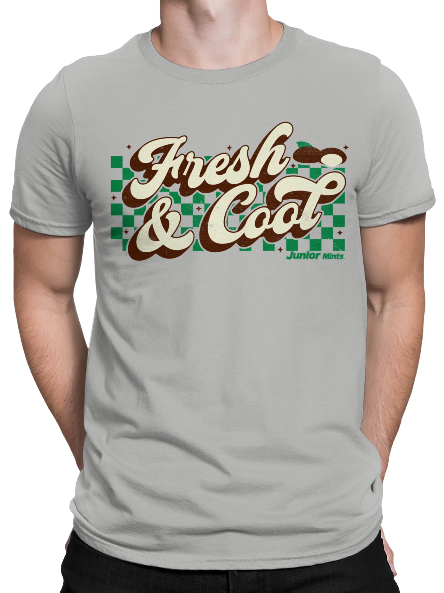 Officially Licensed Junior Mints Fresh & Cool Design Men's T-shirt - Picture 5 of 9