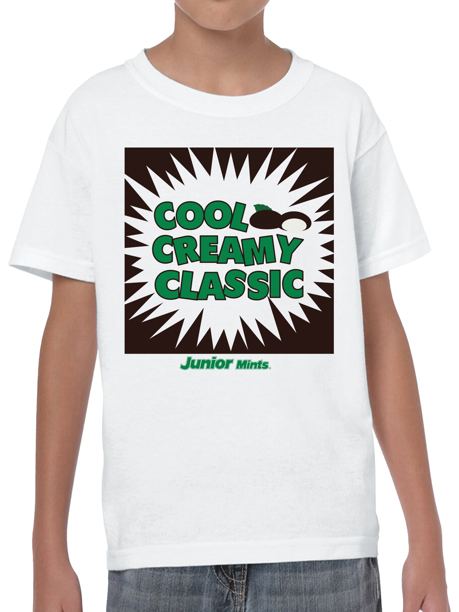 Officially Licensed Junior Mints Cool Creamy Classic Youth's T-shirt - Picture 8 of 9