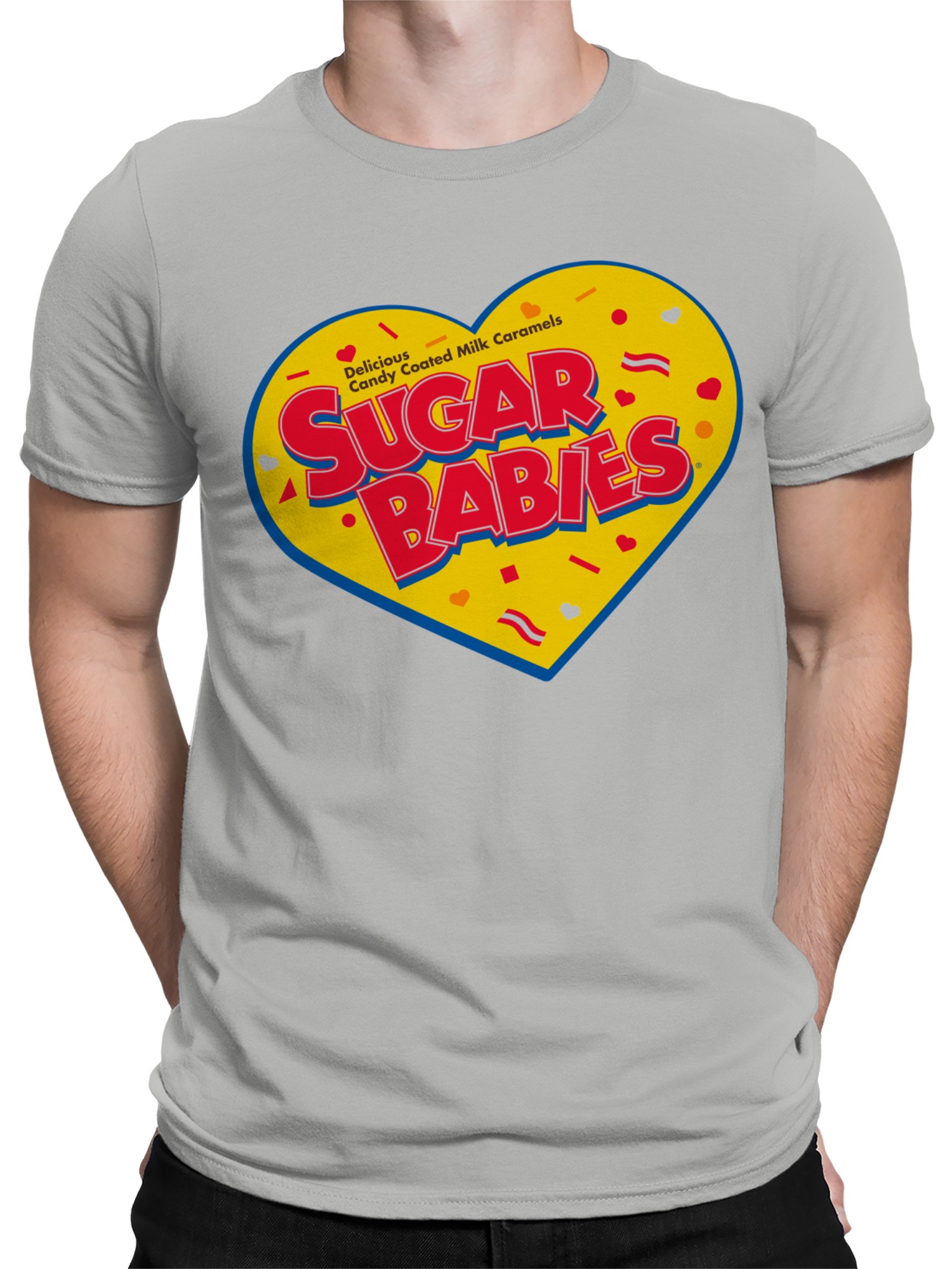 Officially Licensed Sugar Babies Sugar Babies Candy Art Men's T-shirt - Picture 8 of 9