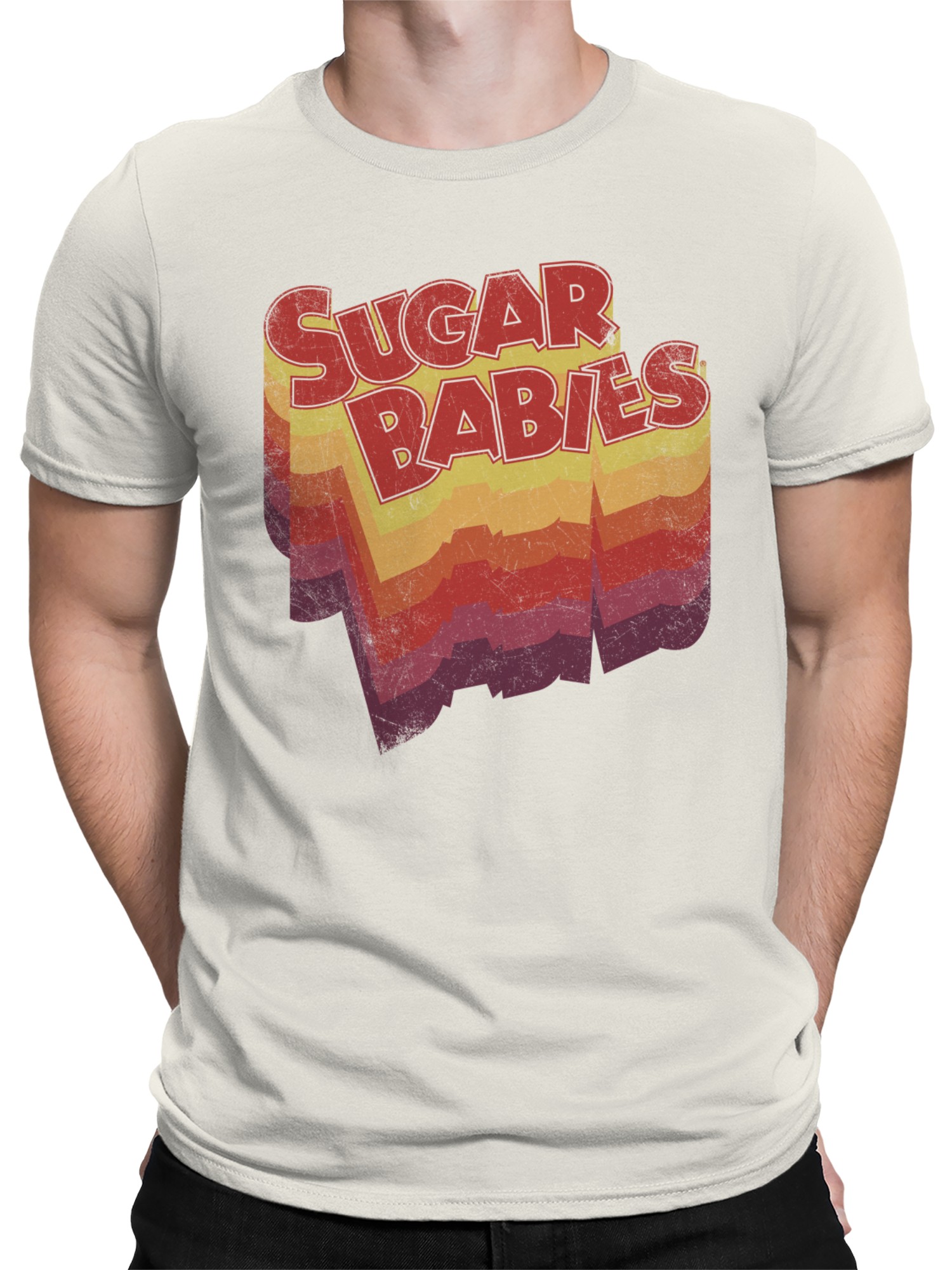 Officially Licensed Sugar Babies Vintage Sugar Babies Retro Men's T-shirt - Picture 8 of 12