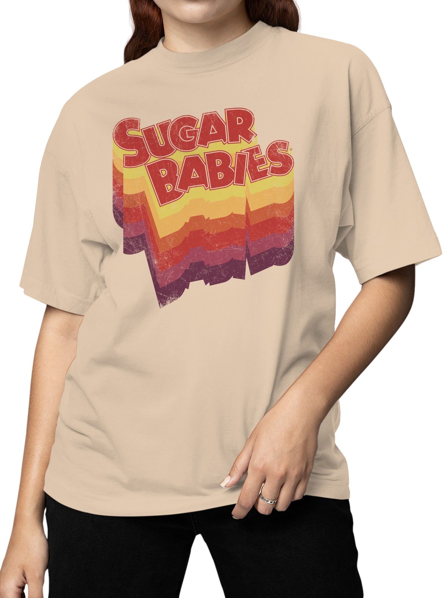 Offiziell lizenziertes Sugar Babies Vintage Sugar Babies Retro Damen T-Shirt - Bild 5 von 9