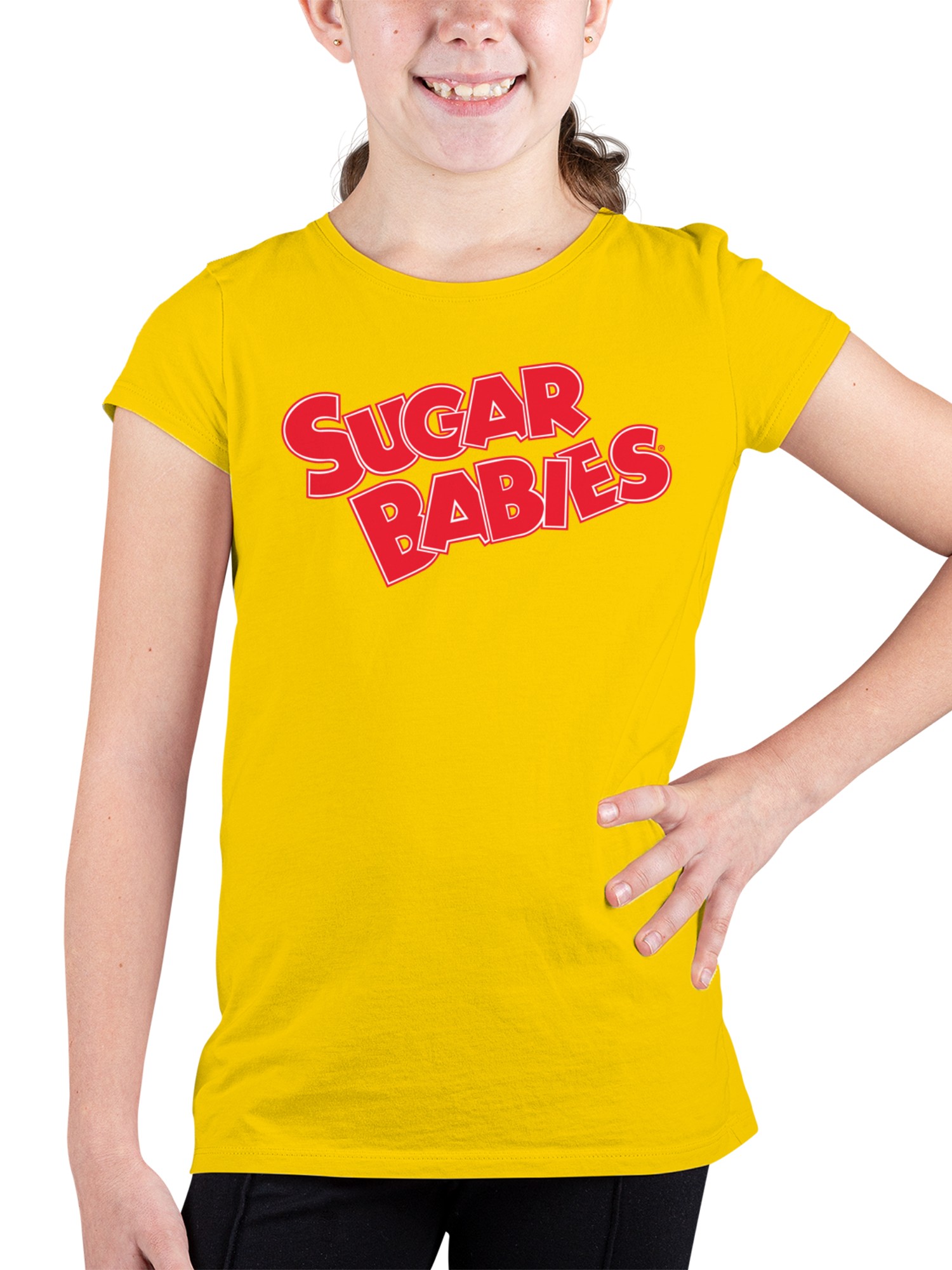 Officially Licensed Sugar Babies Sugar Babies Candy Logo Design Youth's T-shirt - Picture 8 of 9