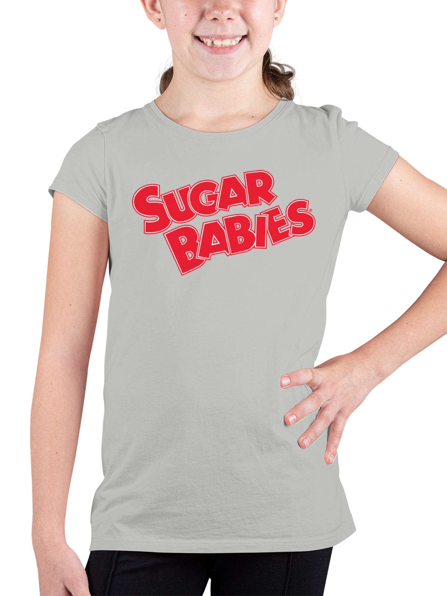 Officially Licensed Sugar Babies Sugar Babies Candy Logo Design Youth's T-shirt - Picture 5 of 9