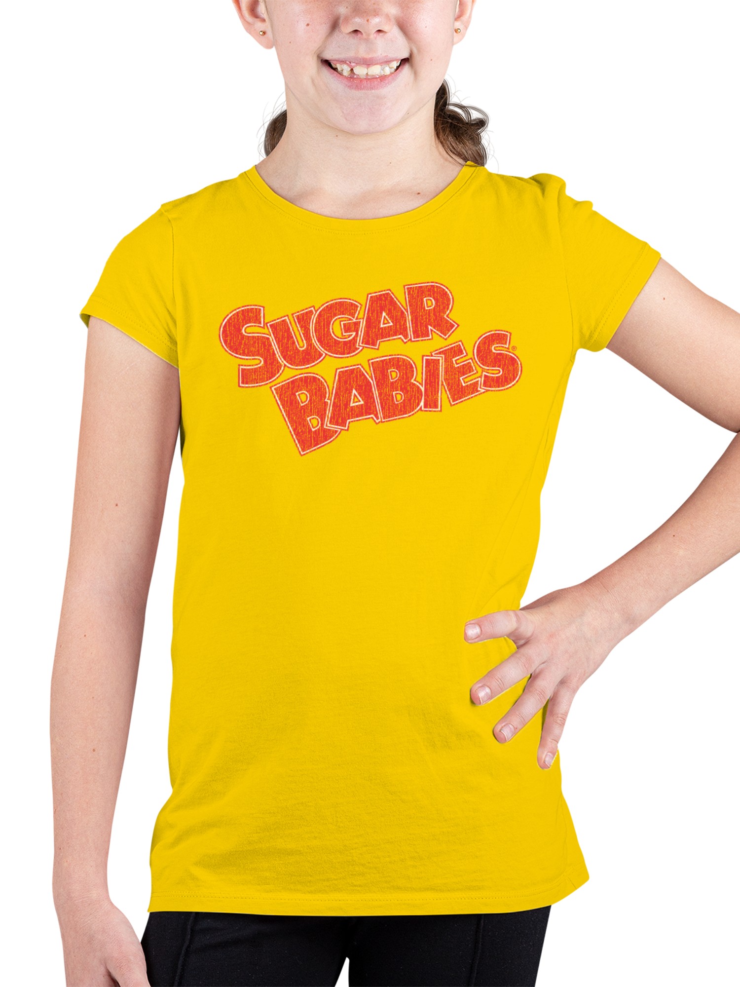 Officially Licensed Sugar Babies Sugar Babies Retro Red Design Youth's T-shirt - Picture 8 of 9