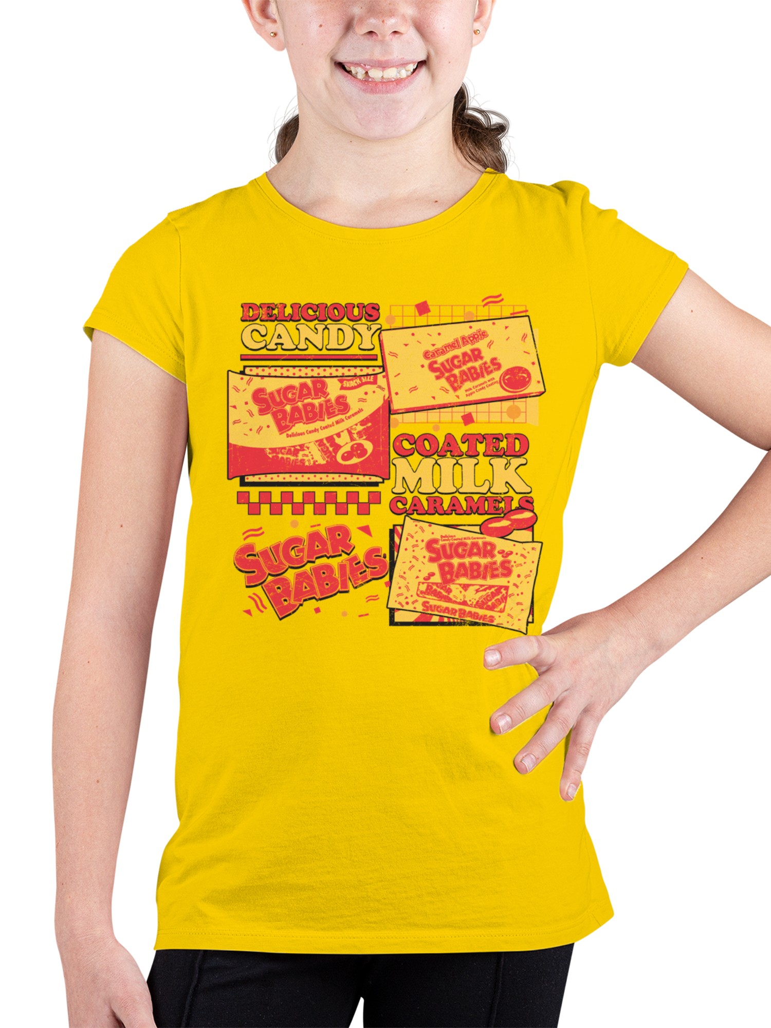 Officially Licensed Sugar Babies Sugar Babies Caramel Treats Youth's T-shirt - Picture 5 of 6
