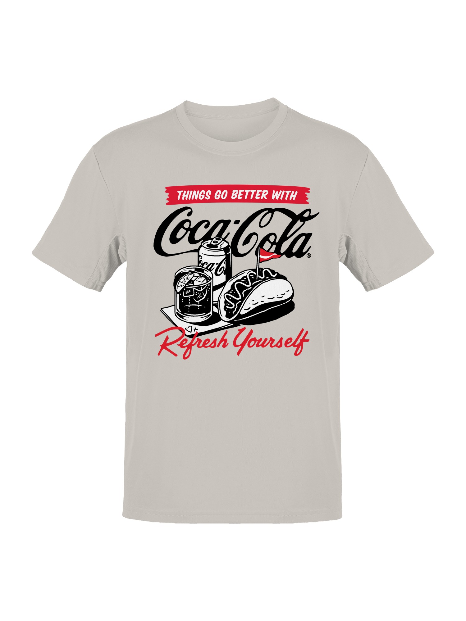 Officially Licensed Coca Cola Refresh Yourself Men’s T-shirt