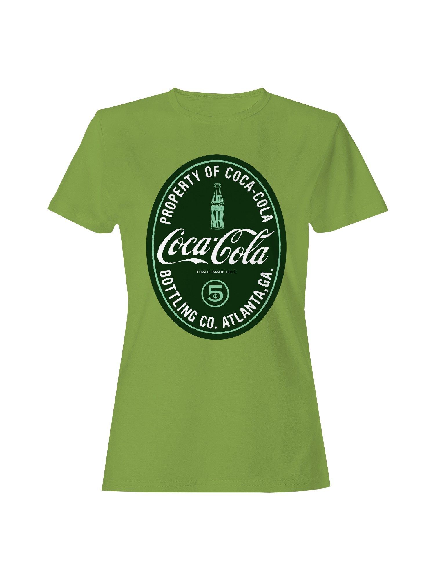 Officially Licensed Coca Cola Vintage Atlanta Design Women's T-shirt - Picture 4 of 9