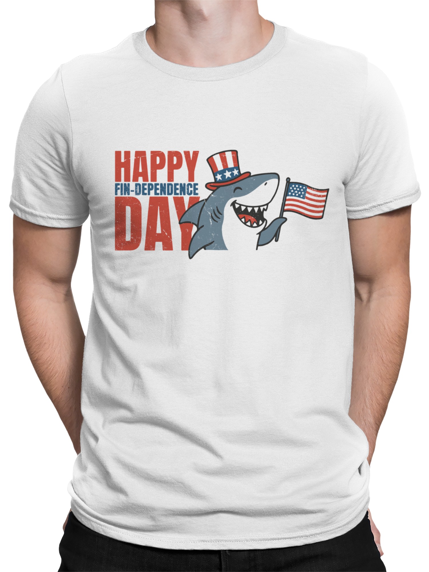 Camiseta para hombre Happy Fin-dependence Day Design - Imagen 5 de 9