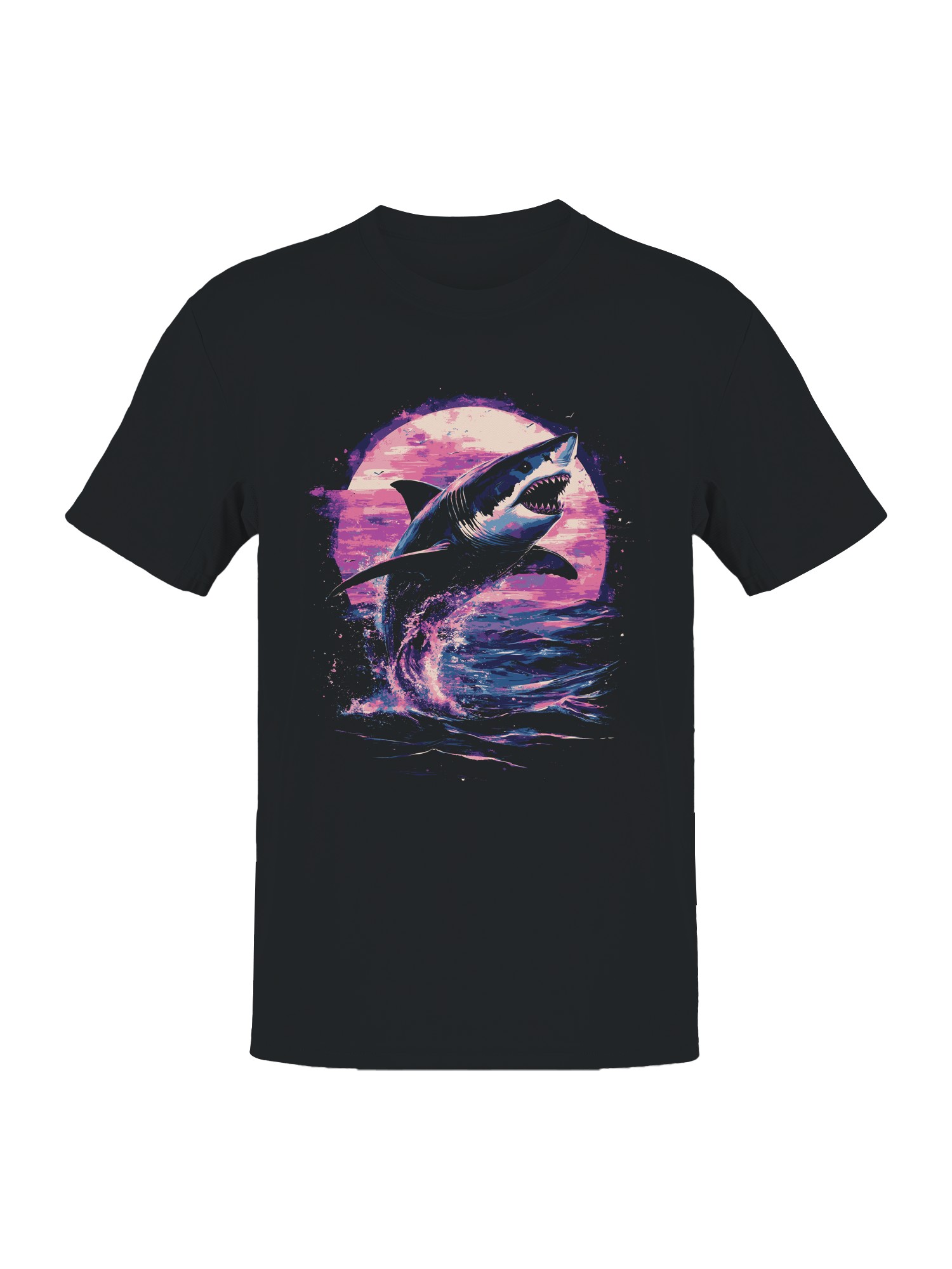 Camiseta retro Shark Surge at Sunset para hombre - Imagen 4 de 6