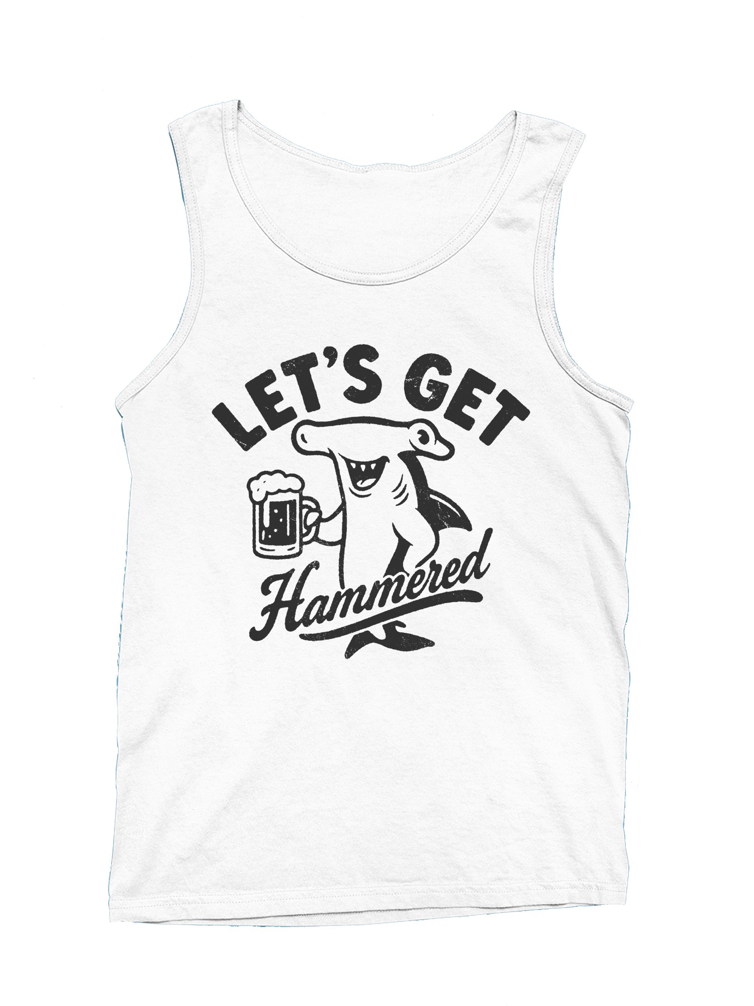 Hammerhead Shark Beer Pun Herren Tank Top - Bild 4 von 6
