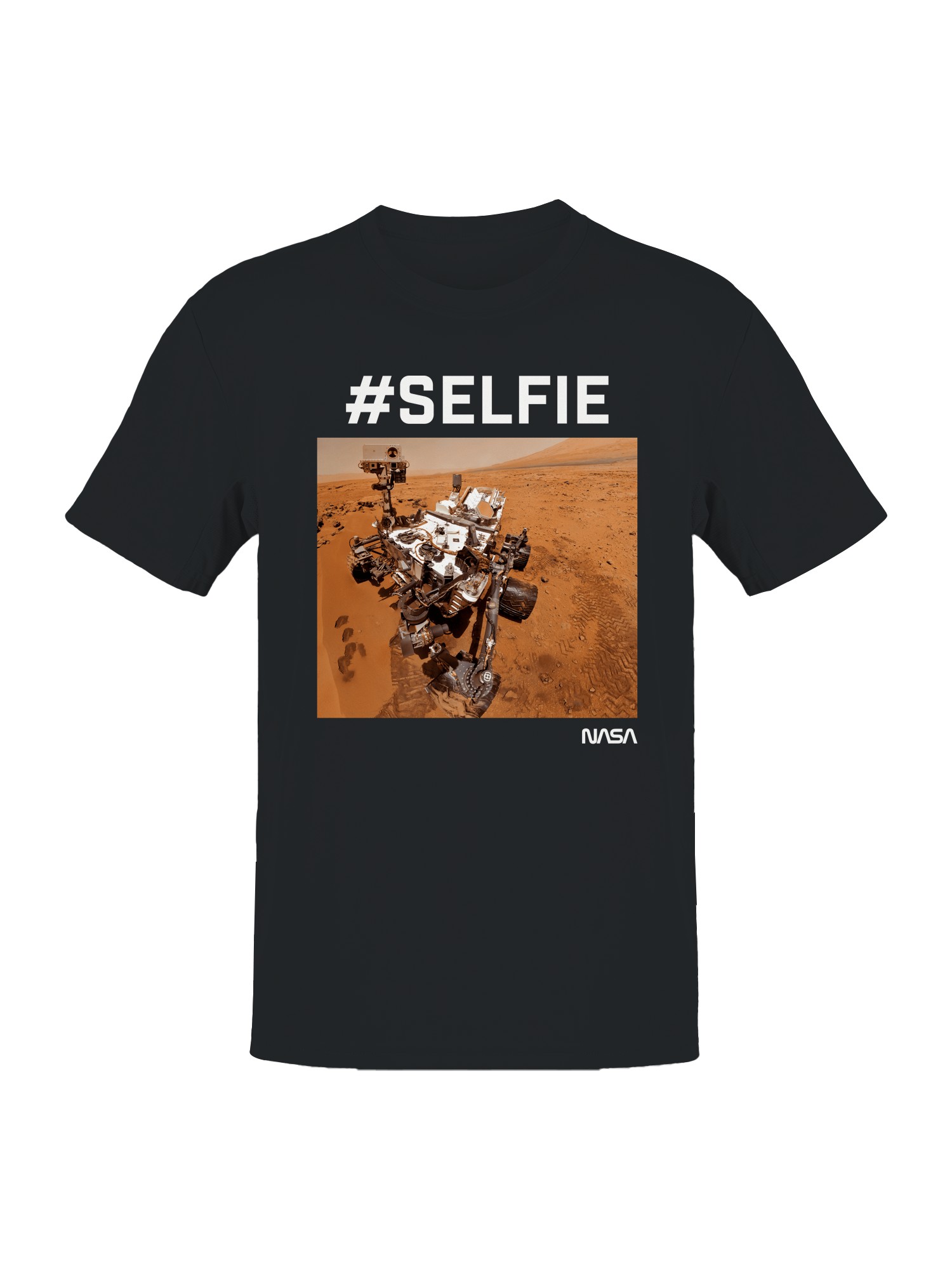 Mars Rover #Selfie NASA Image Men's T-shirt - Picture 4 of 6