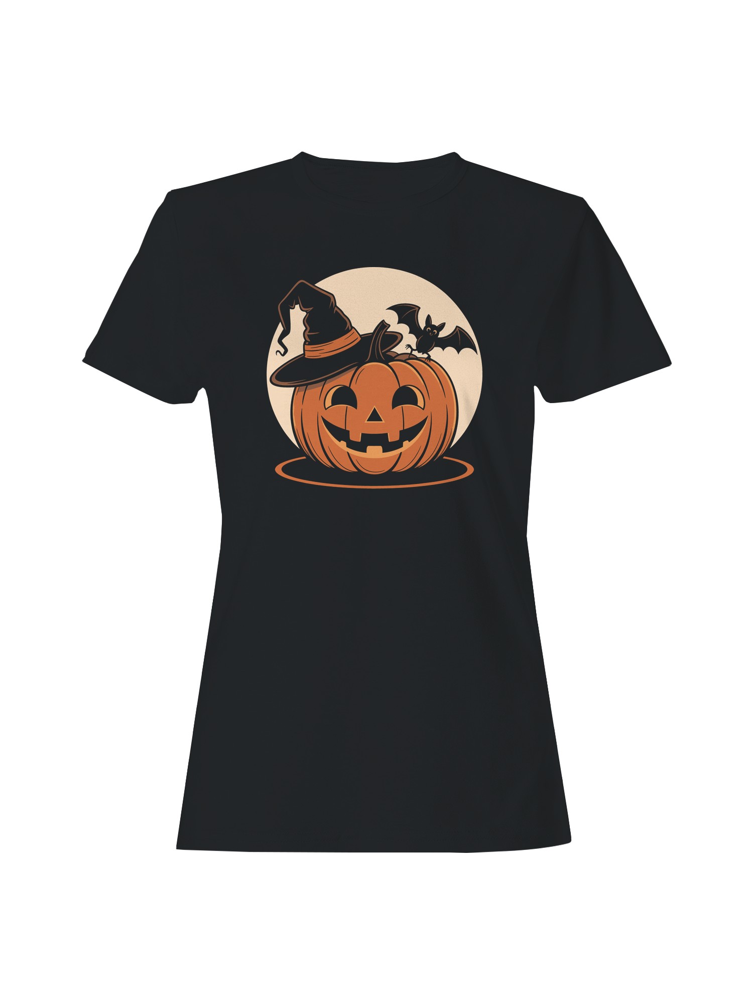 Halloween Jack-O'-Lantern Women's T-shirt - Picture 4 of 6