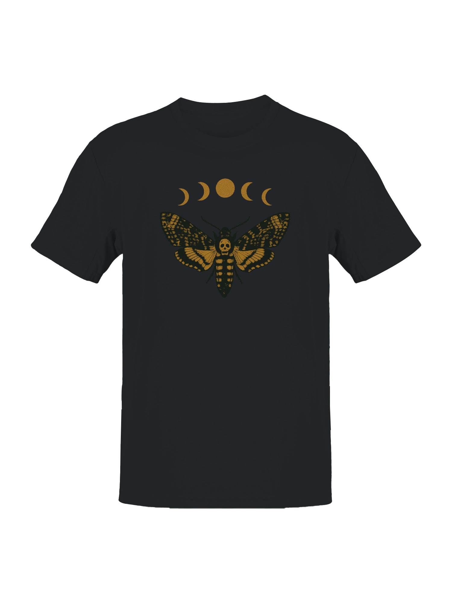 Celestial Moth with Moon Phases Men's T-shirt - Picture 7 of 9