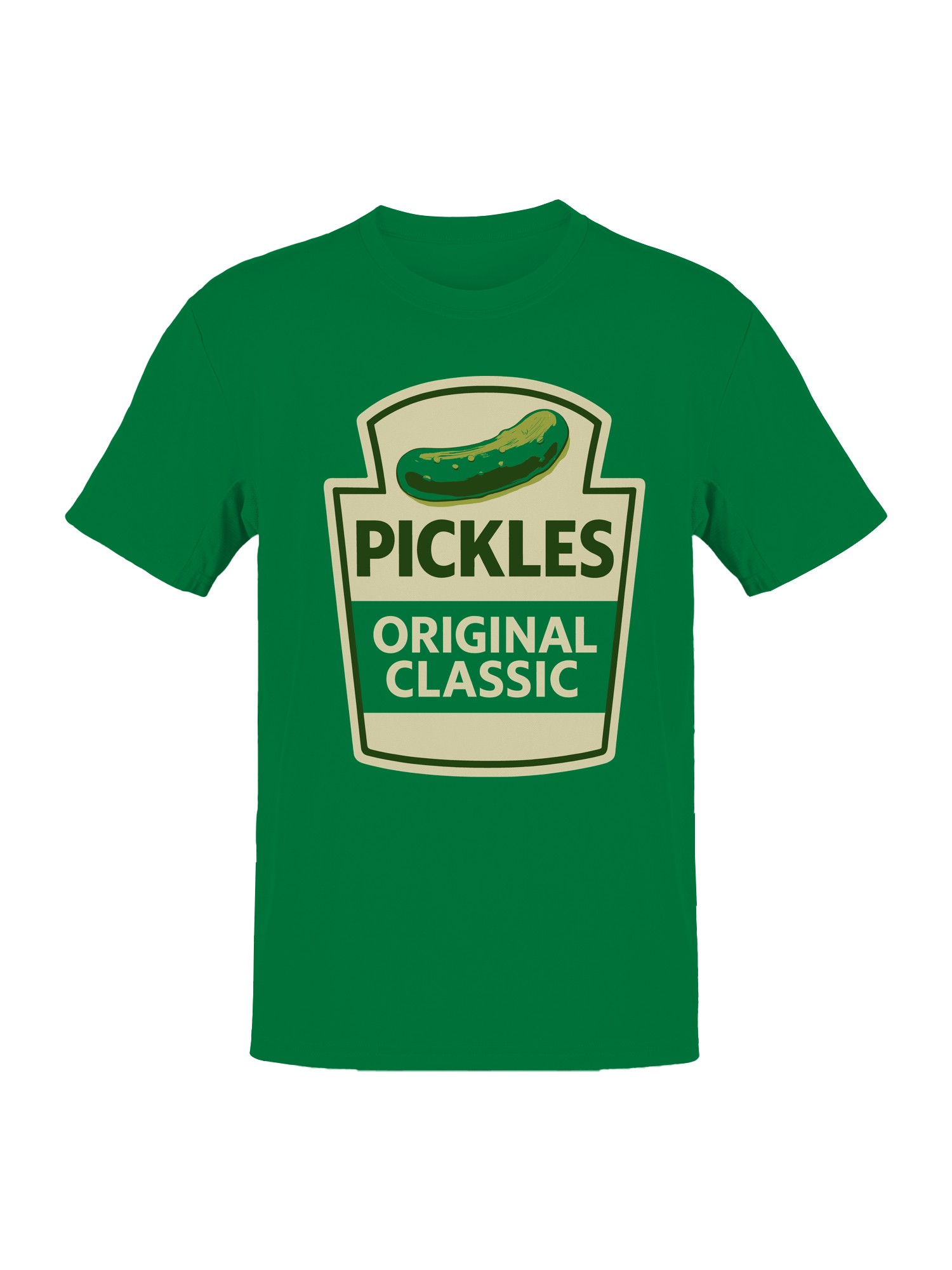 Classic Pickles Design Badge Men’s T-shirt