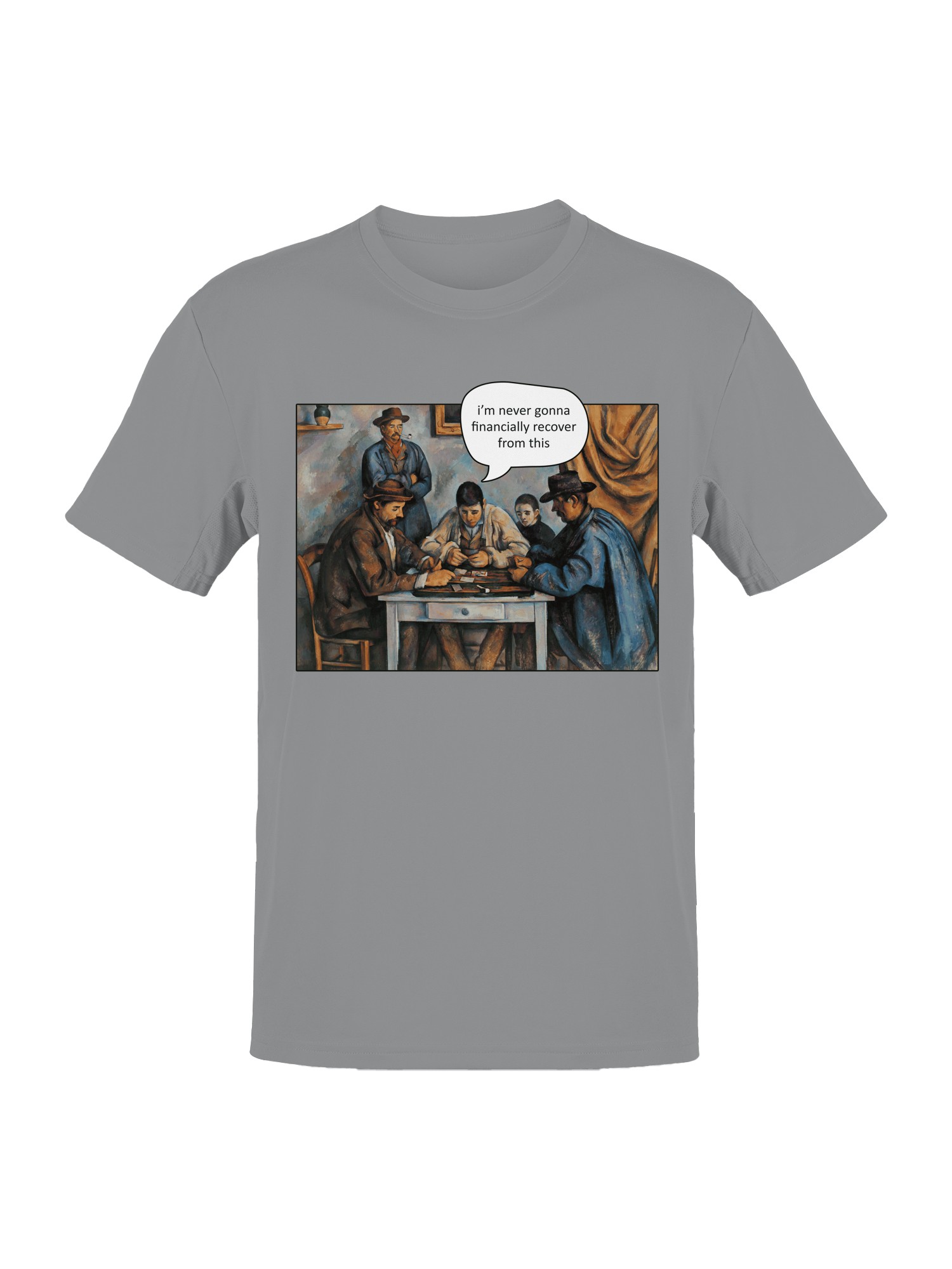 Financially Recovering Art Parody Men’s T-shirt