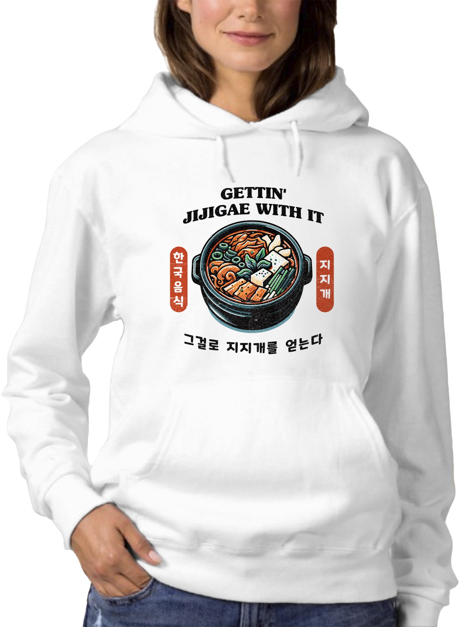 Gettin' Jjigae With It Women's Hoodie - Picture 5 of 6