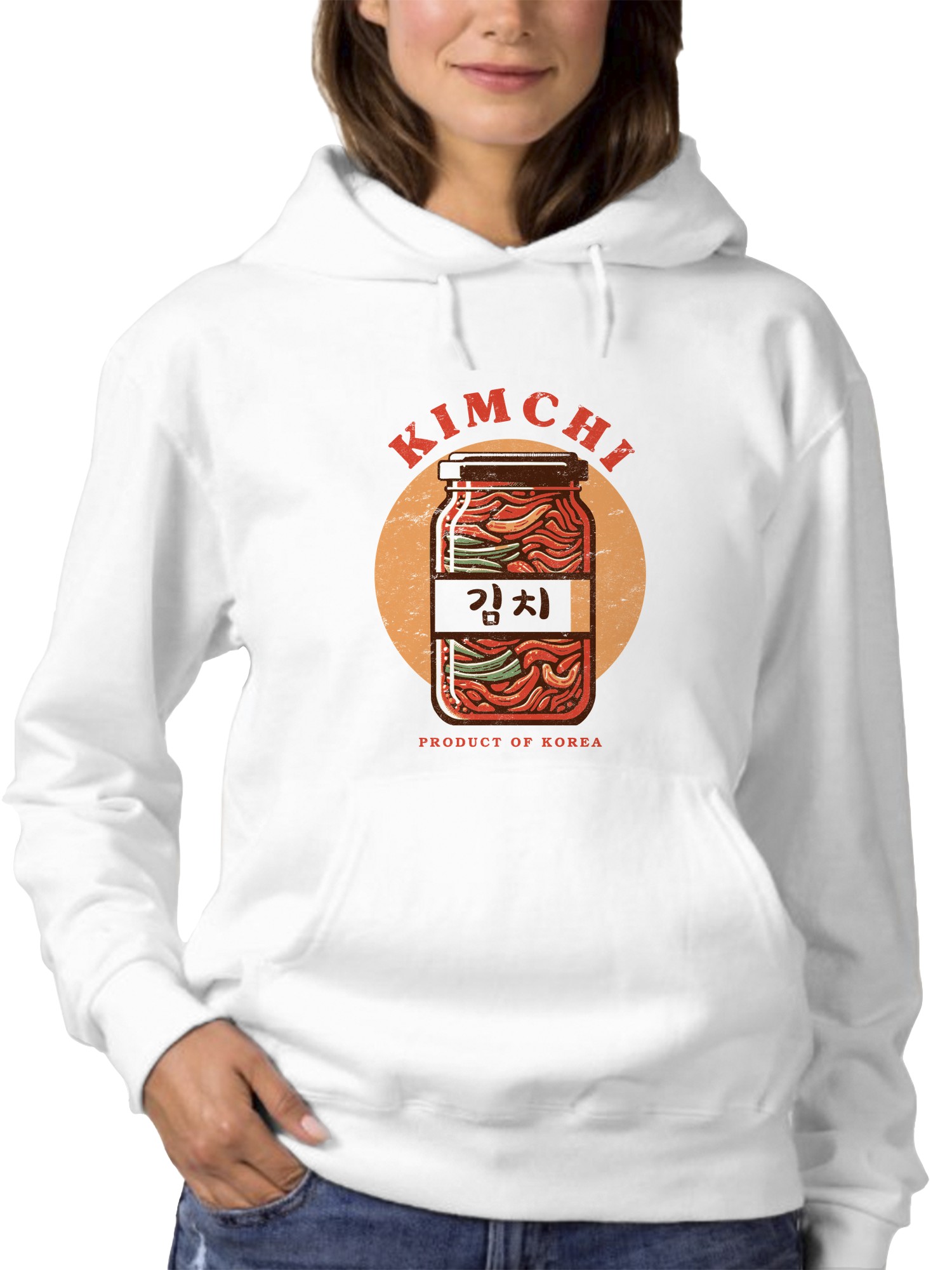 Vintage Kimchi Jar Women's Hoodie - Picture 5 of 6