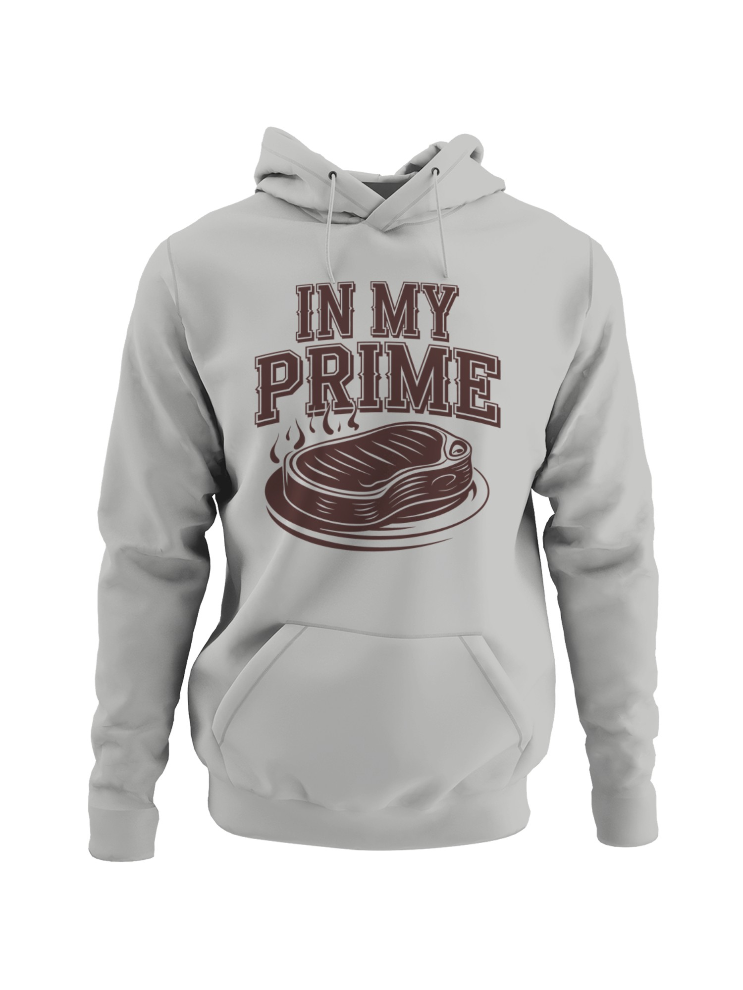 Sudadera con capucha para mujer In My Prime Steak Humor - Imagen 4 de 6