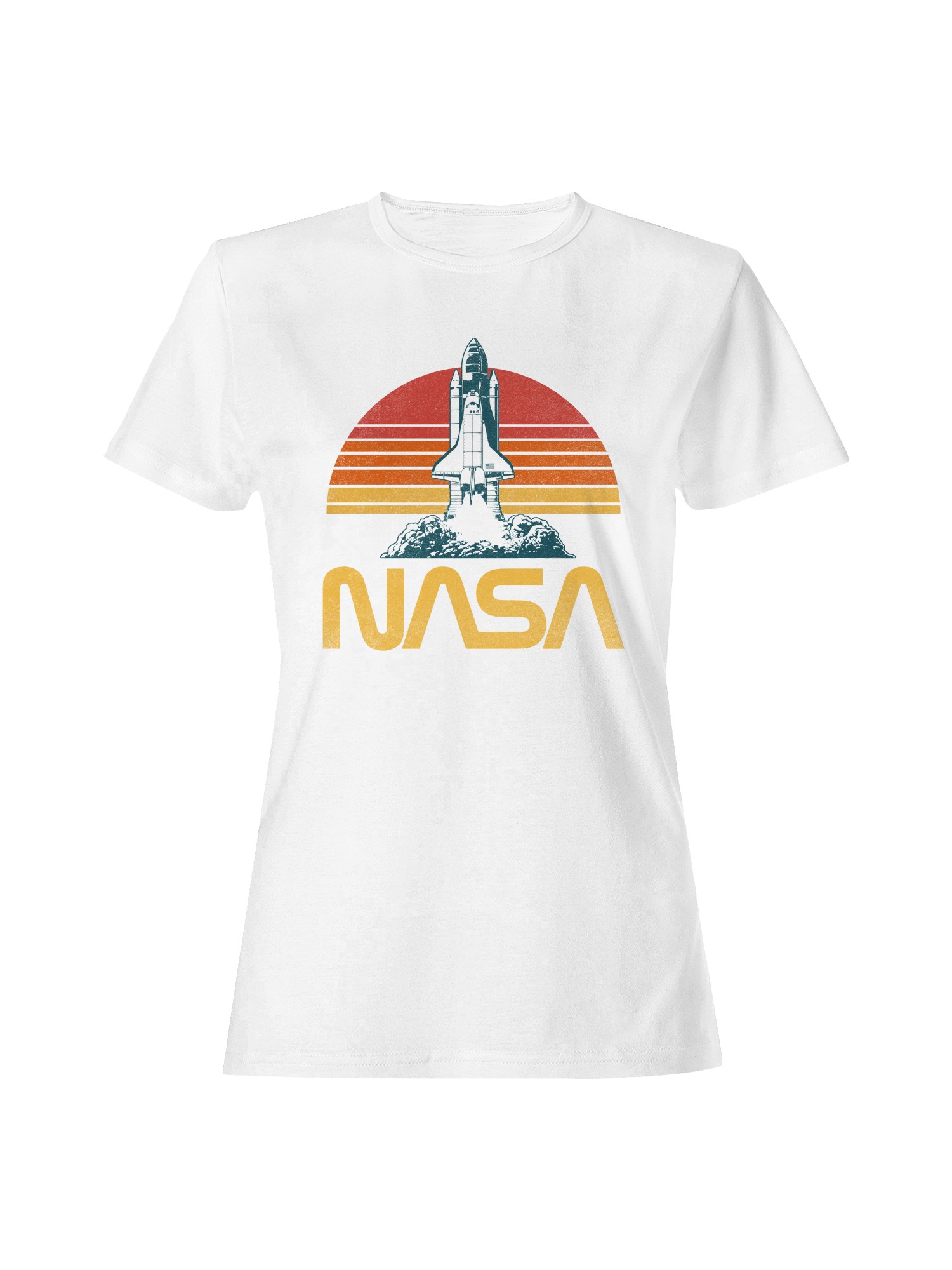 Officially Licensed Nasa Retro Space Shuttle Launch Women’s T-shirt