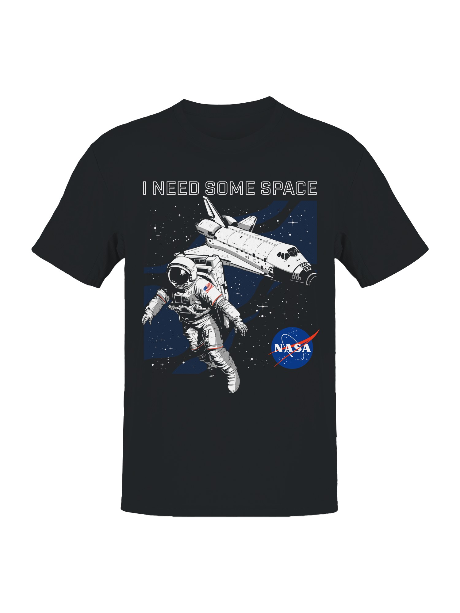 Officially Licensed Nasa I Need Some Space – Astronaut Men’s T-shirt