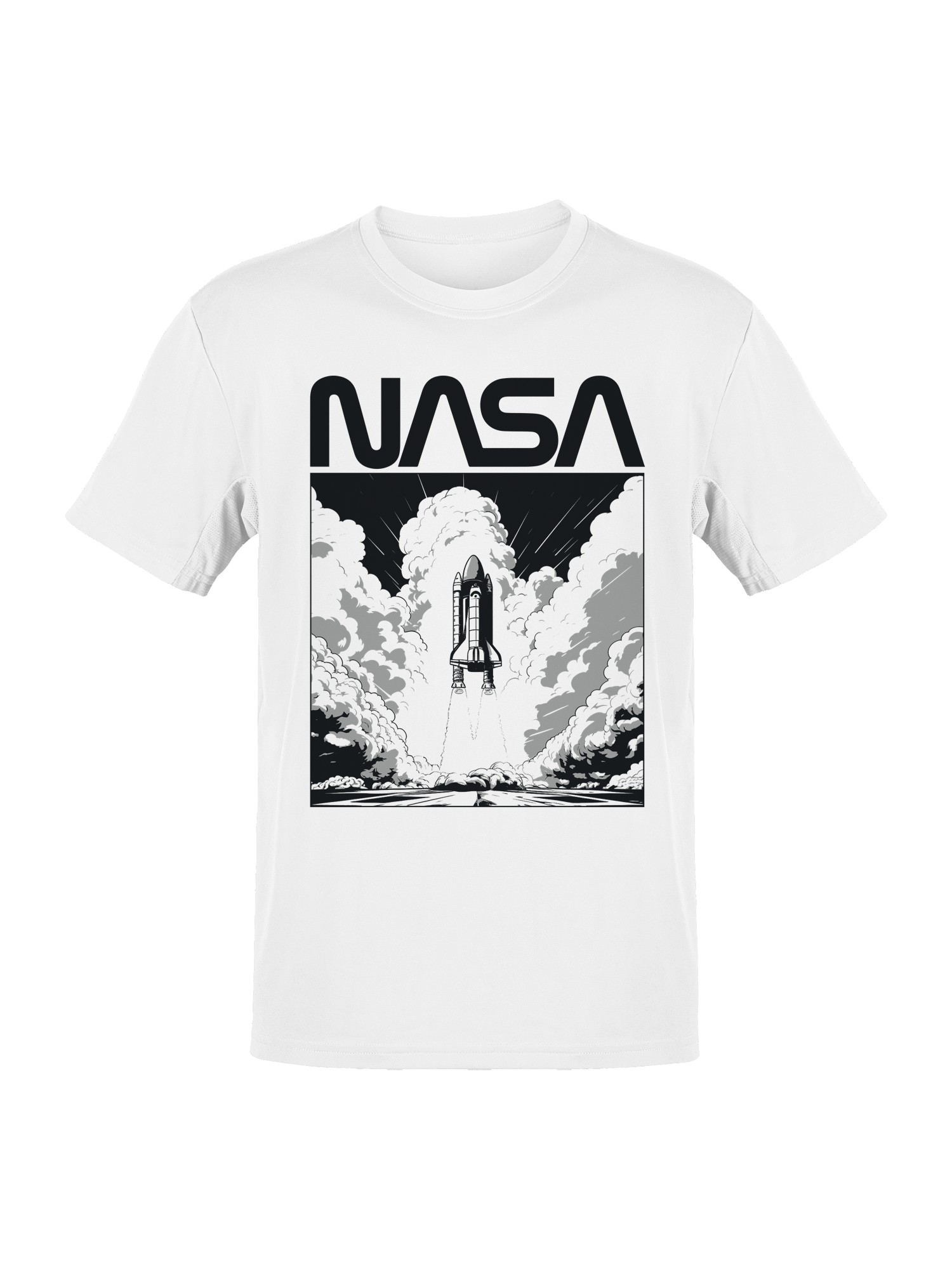 Officially Licensed Nasa Rocket Launch Men’s T-shirt