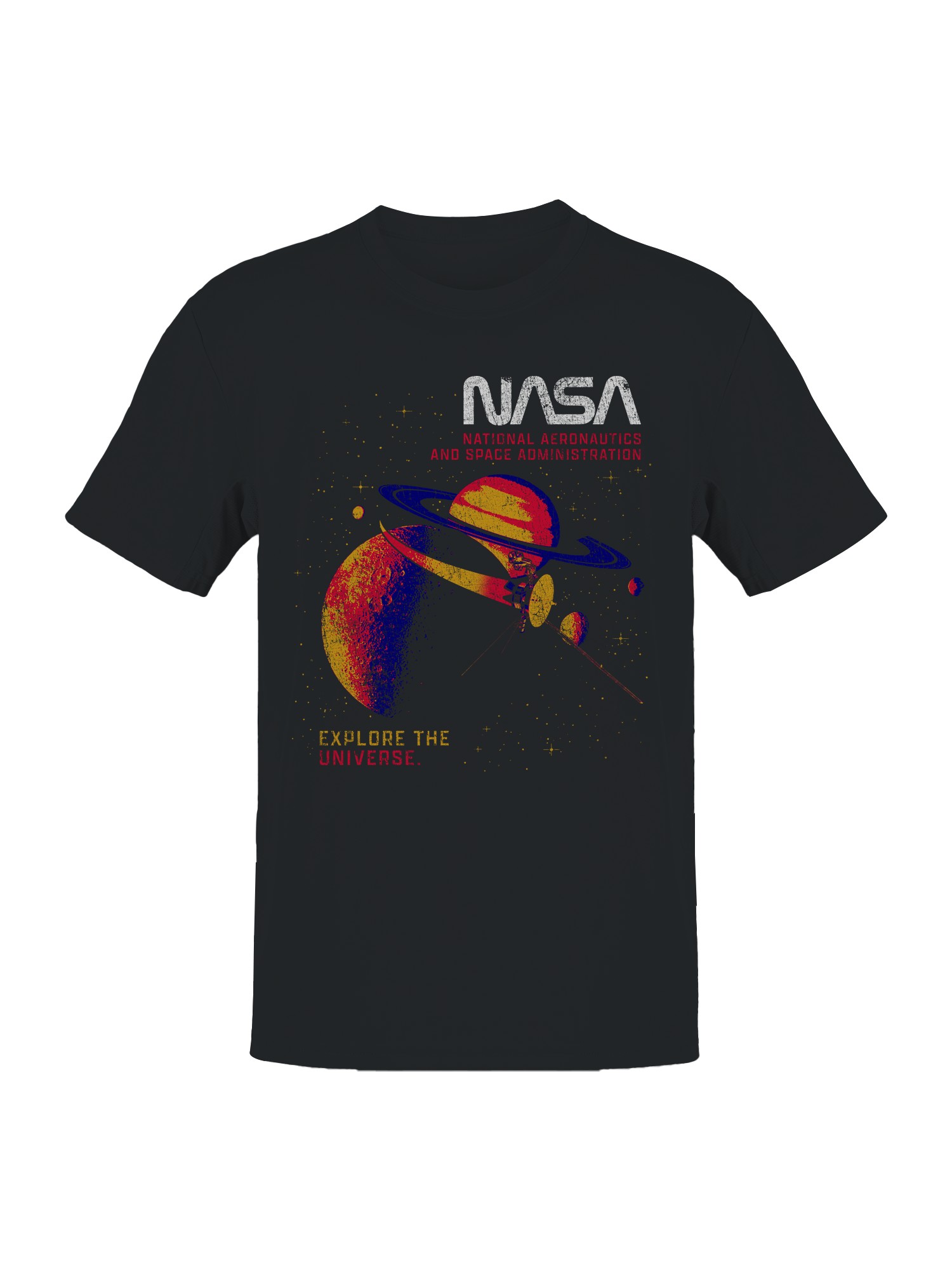 Officially Licensed Nasa Explore the Universe Men&rsquo;s T-shirt