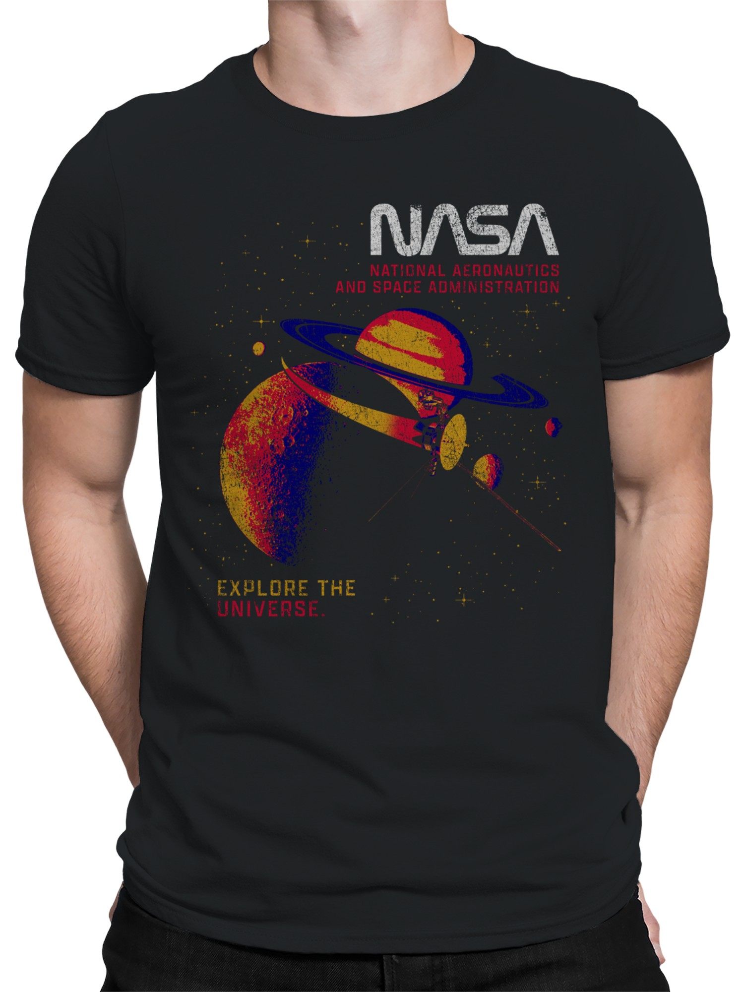 Officially Licensed Nasa Explore the Universe Men's T-shirt | eBay
