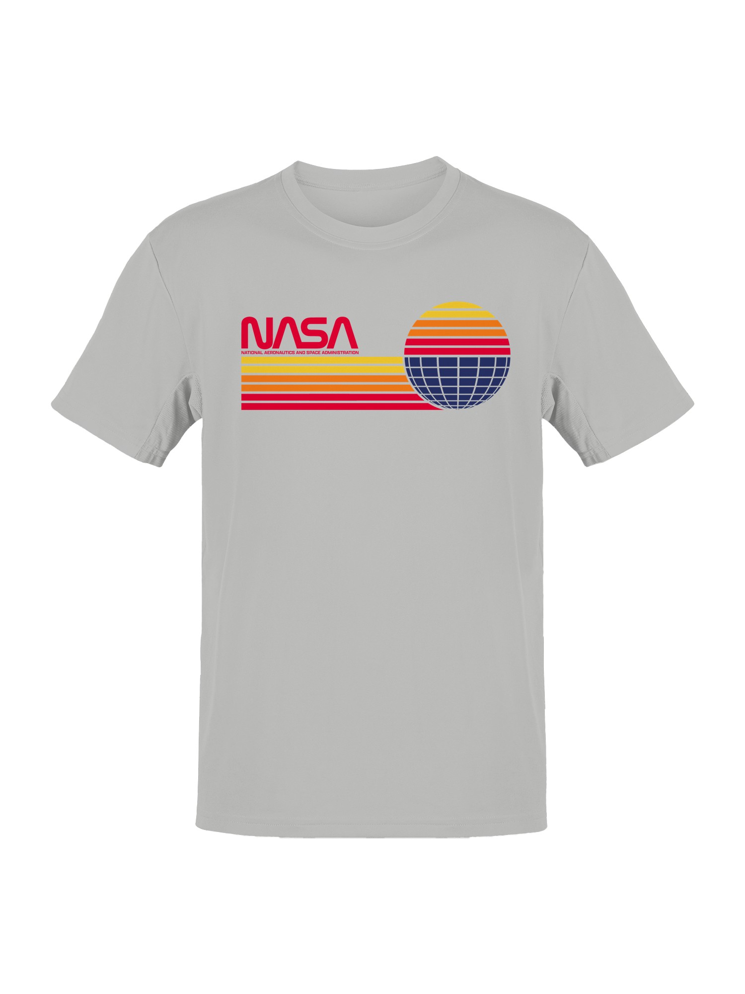 Officially Licensed Nasa Vintage World Logo Men’s T-shirt