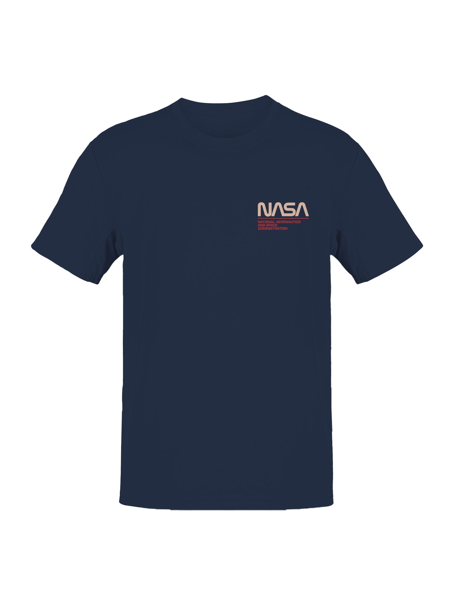 Officially Licensed Nasa Retro Logo Design Men’s T-shirt
