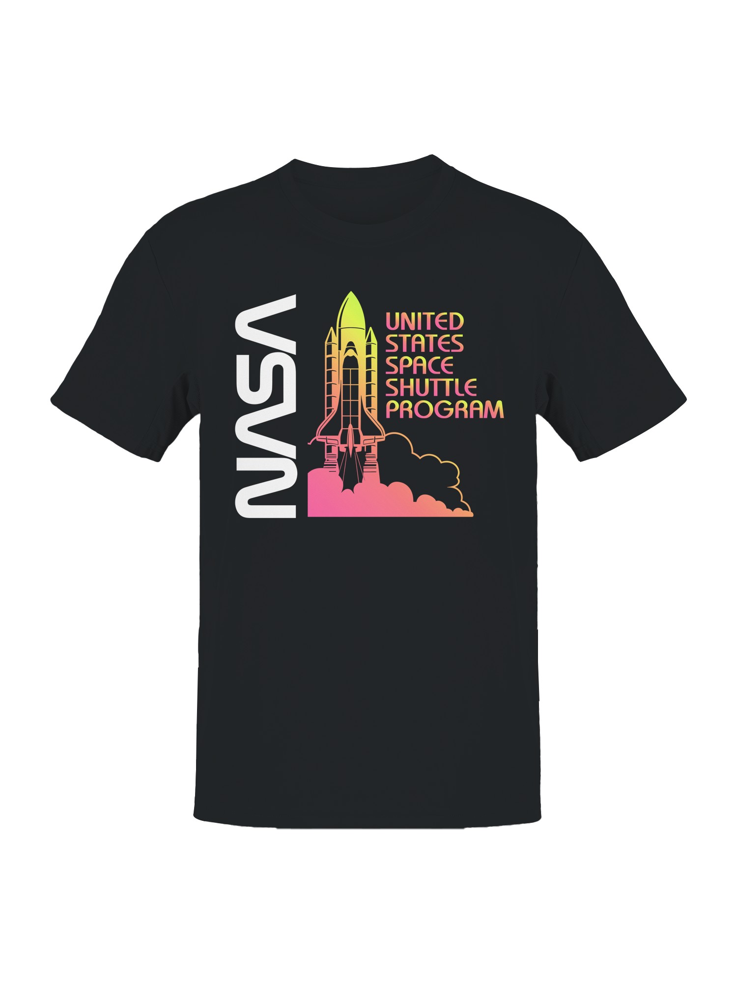Officially Licensed Nasa Vintage Space Shuttle Launch Men’s T-shirt