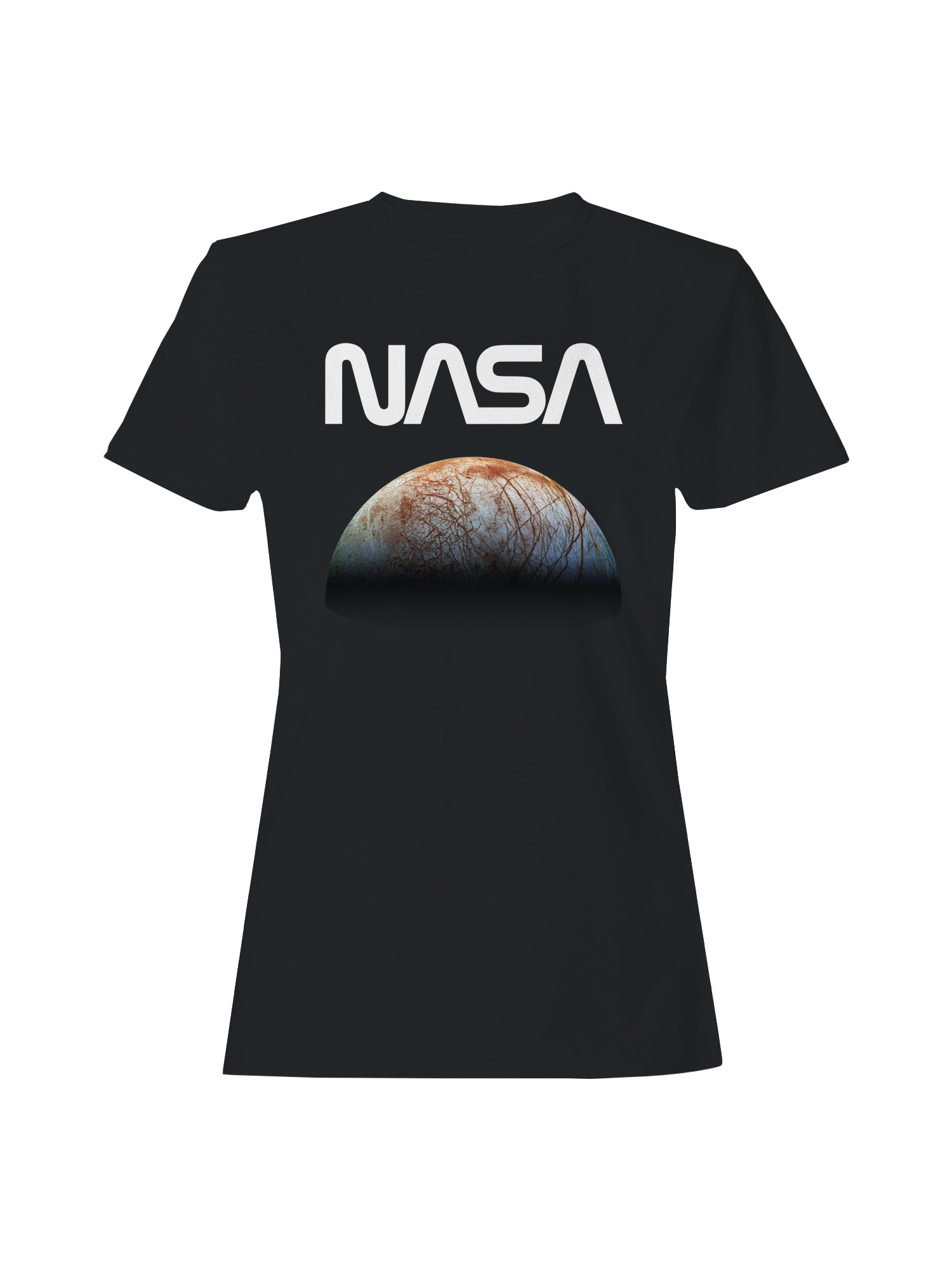 Officially Licensed Nasa Europa Space Exploration Women’s T-shirt